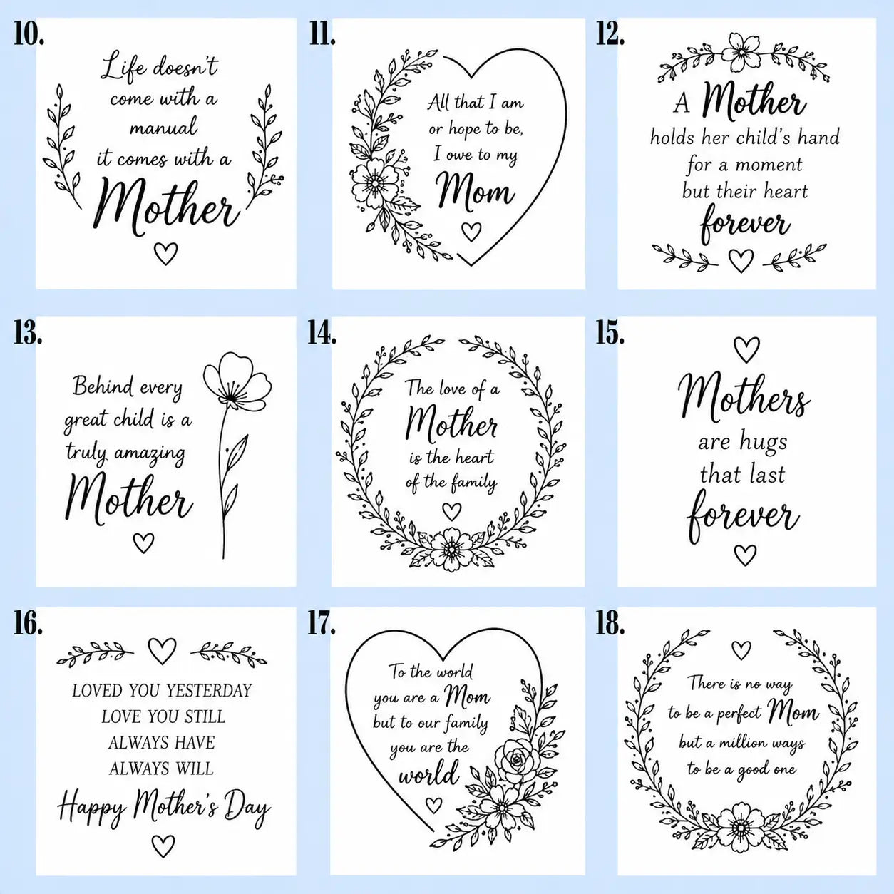 Personalised Mothers Day Plaque