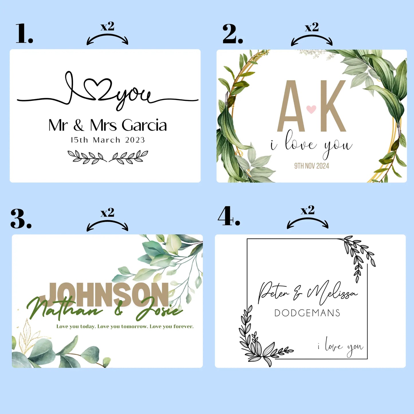 UV Printed Vow Holders – Perfect for Wedding Ceremonies Evermore Gifts & Favours