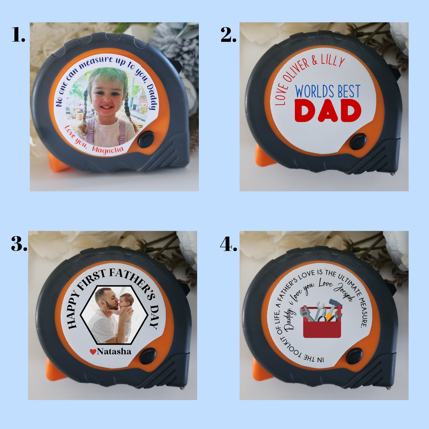 Father’s Day Gift – Personalised 8m Tape for DIY Dads
