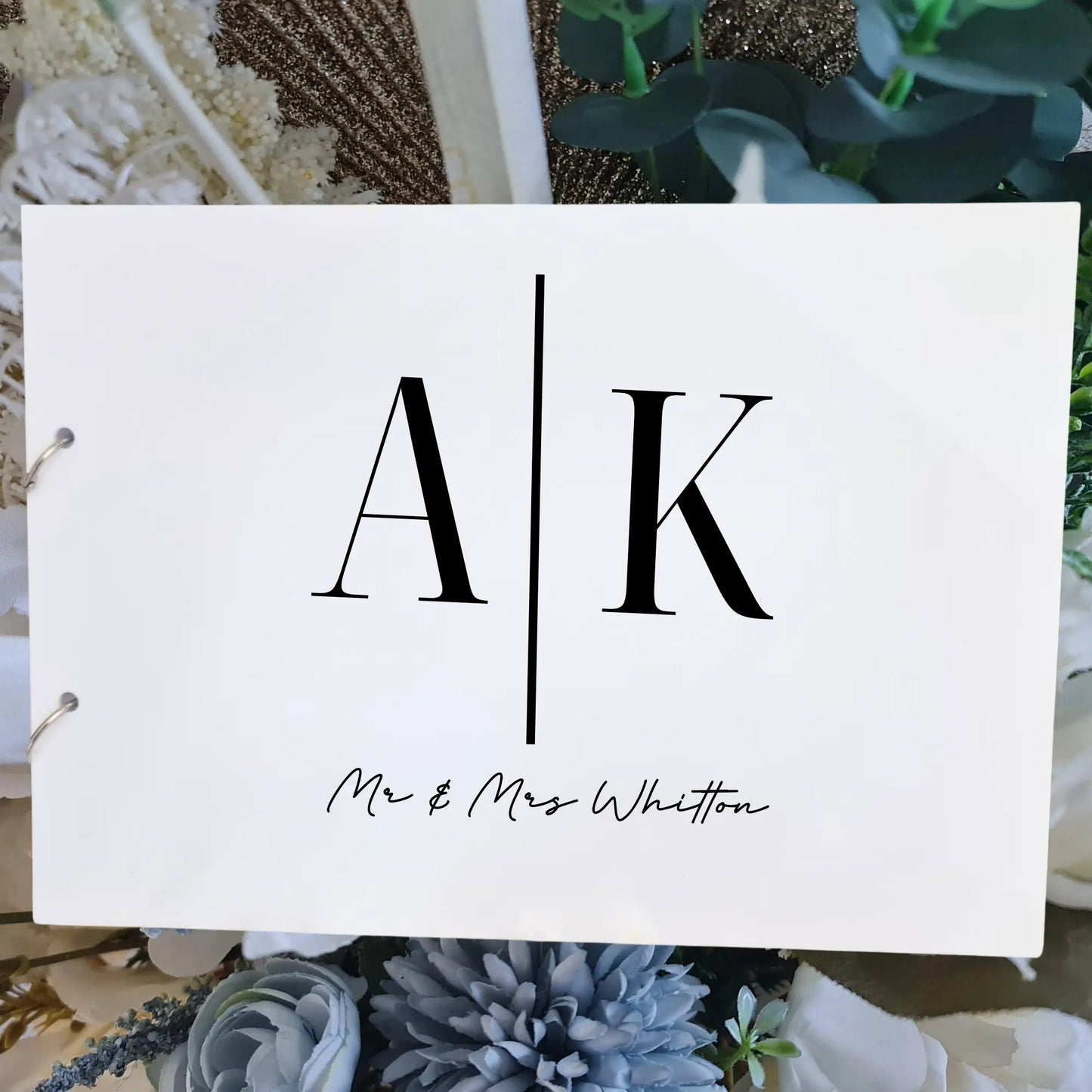 Mirror Acrylic Guest Book – Luxe Finish for Weddings or Events Evermore Gifts & Favours