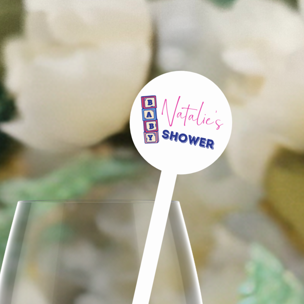 Hens Night & Wedding Drink Stirrers – Personalised Full Colour Sizzle Sticks