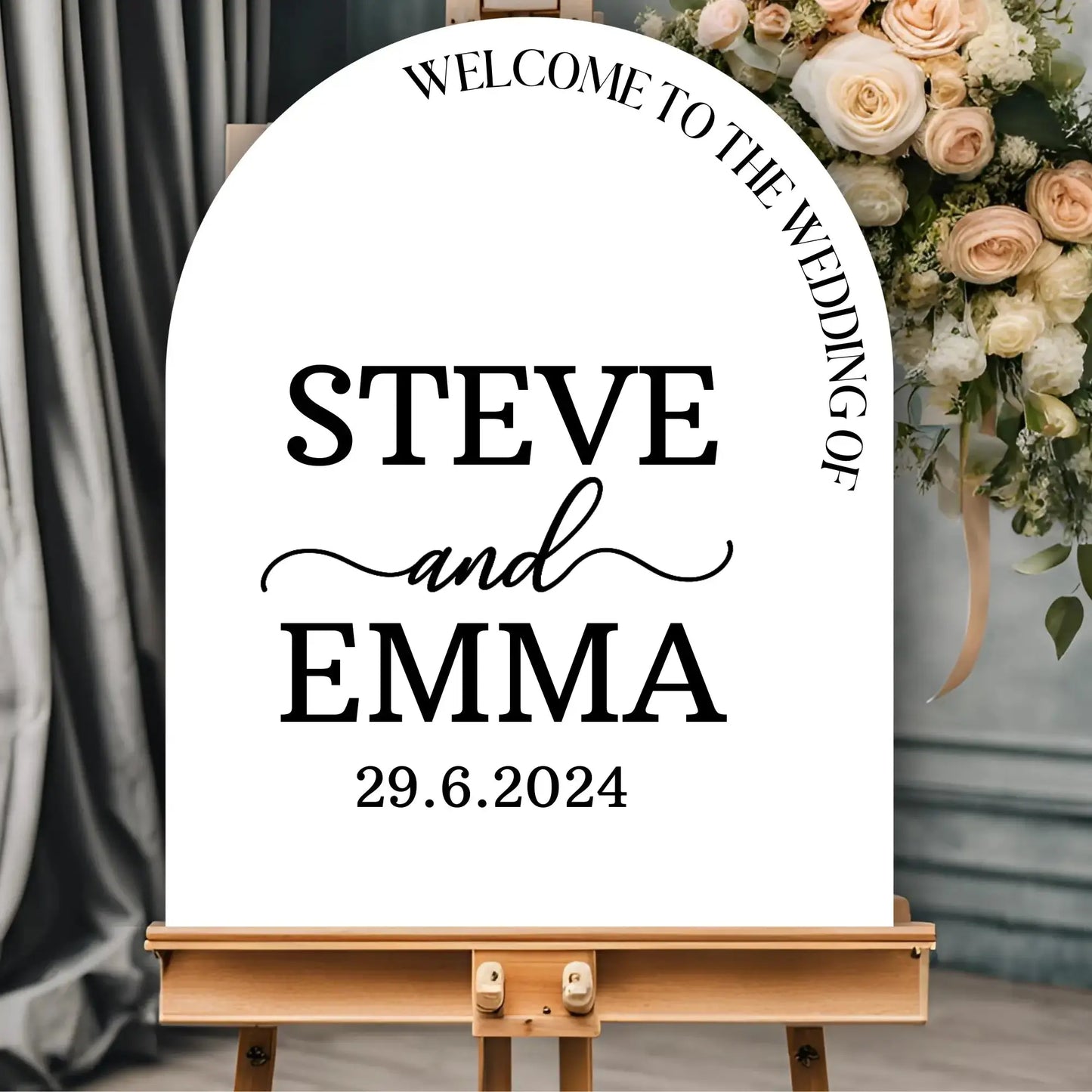 Welcome to the Wedding of Sign – Personalised for Your Big Day Evermoregifts