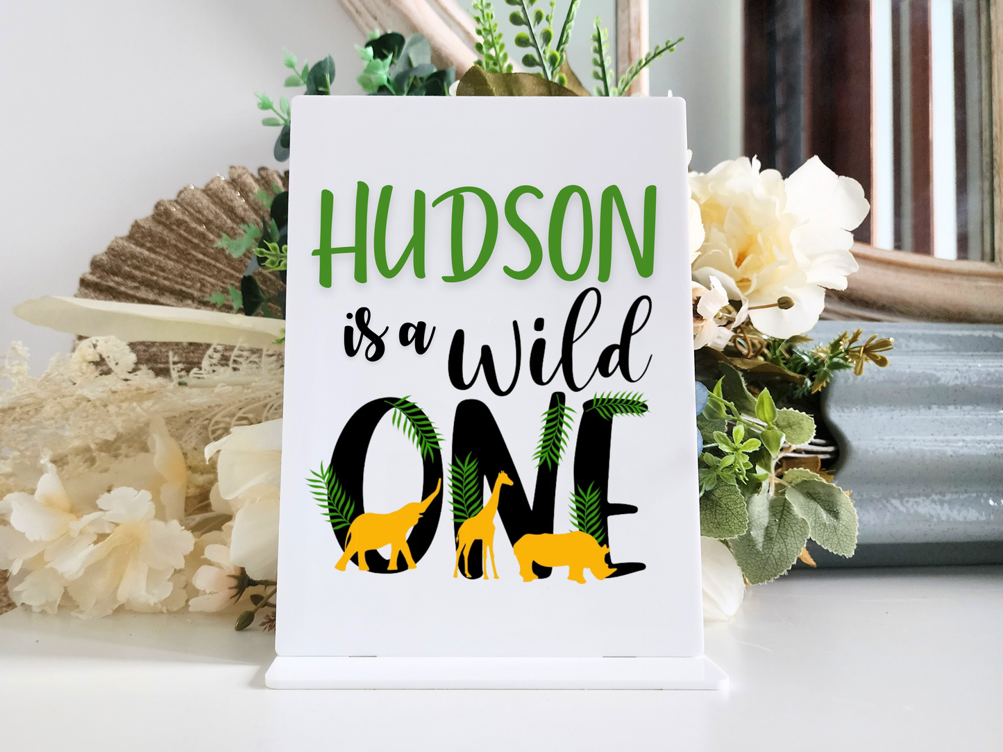Animal Theme Birthday Sign – Jungle, Farm & More Evermore Gifts & Favours