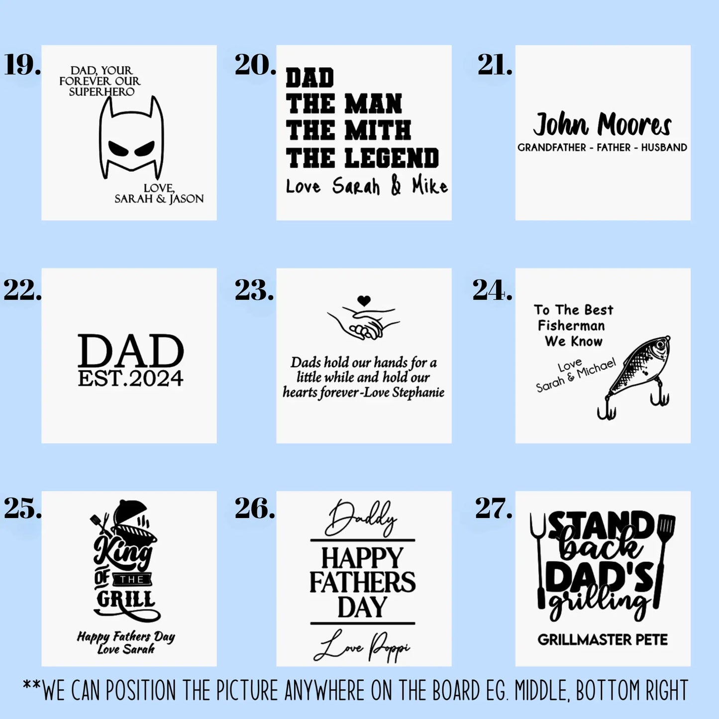 Personalised Laser Etched Serving Boards Evermore Gifts & Favours