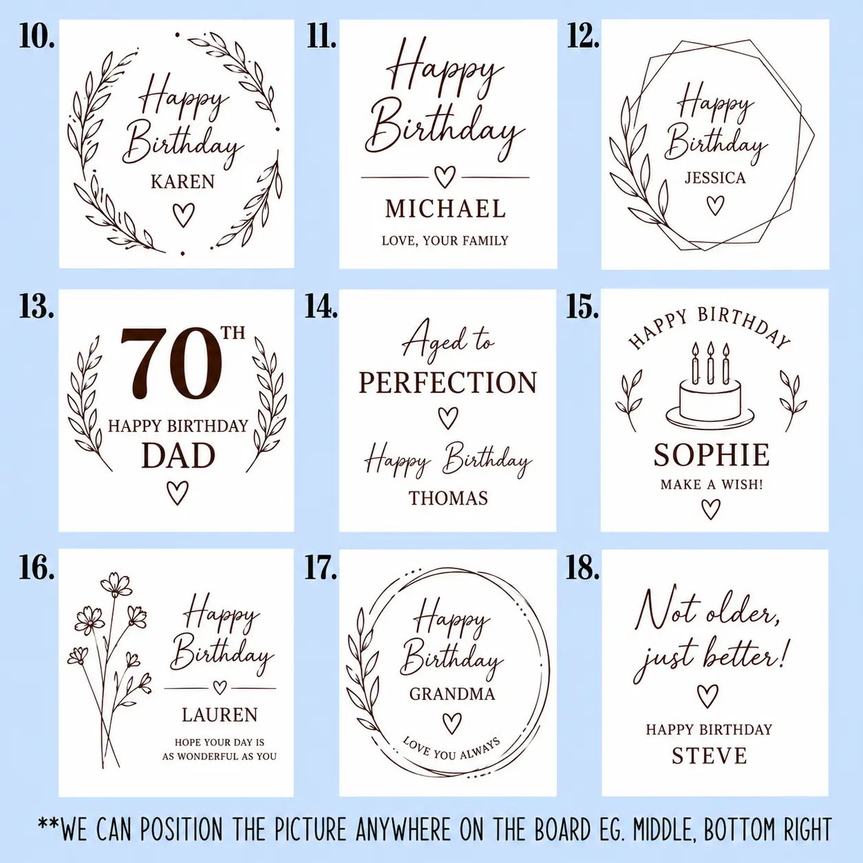 Engraved Serving Board – Perfect for Couples or Families