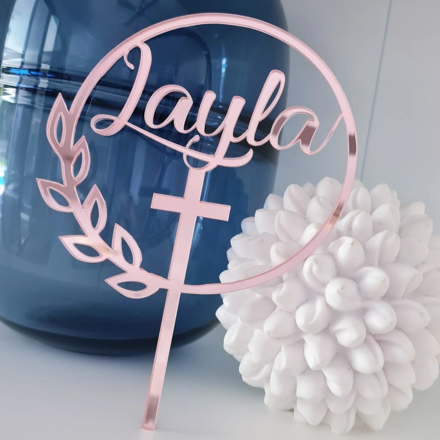 Confirmation Cake Topper – Personalised Acrylic or Timber Finish Evermore Gifts & Favours