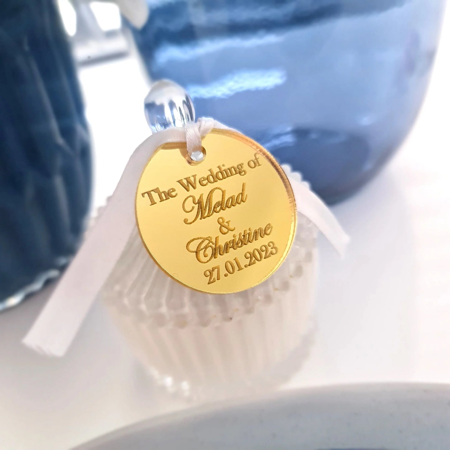 Personalised Acrylic Bonbonniere Gift Tags – Custom Tags for Any Occasion Evermore Gifts & Favours