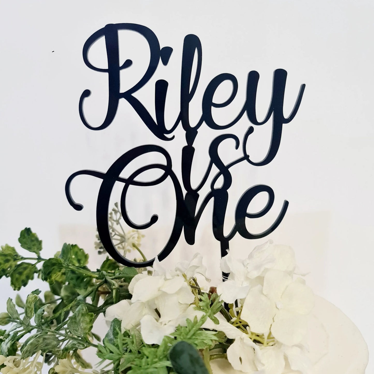 One Cake Topper – Fun & Personalised for Second Birthdays Evermore Gifts & Favours