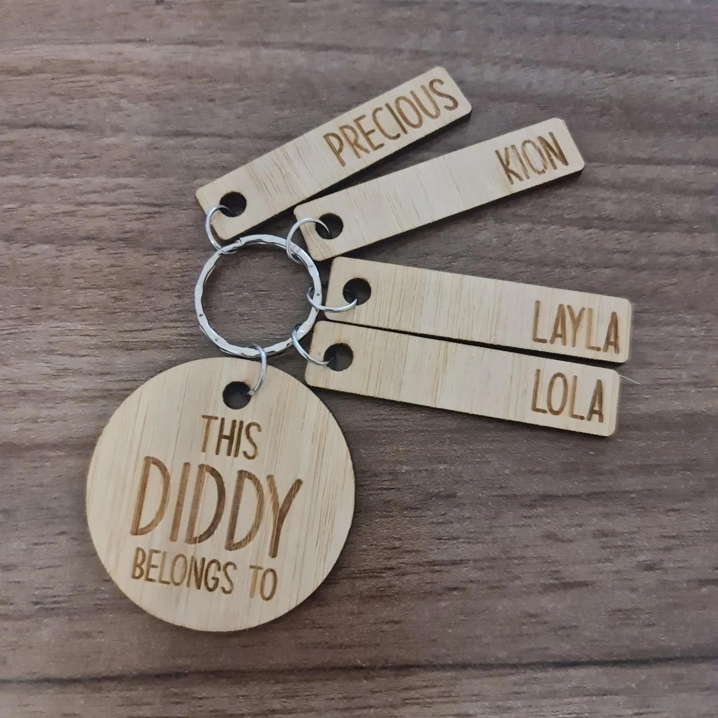 Personalised Laser Etched & UV Printed Key Rings Evermore Gifts & Favours