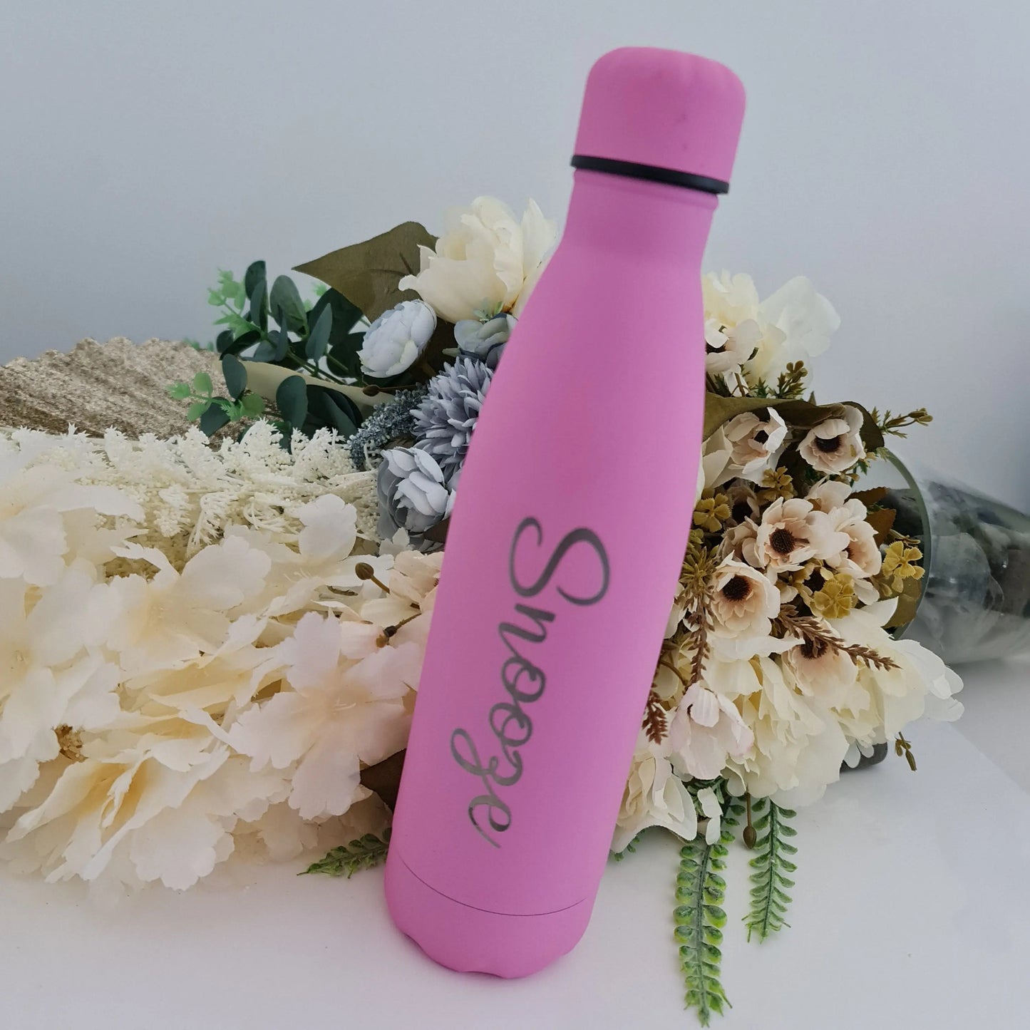 Personalised 500ml Water Bottle – Custom Stainless Steel Design Evermore Gifts & Favours