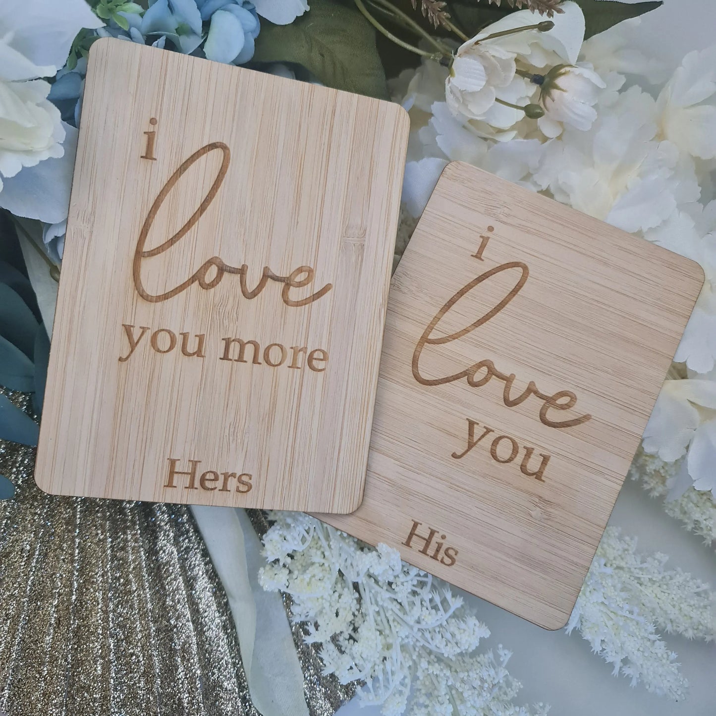 Wedding Vow Card Covers – Custom Names, Dates & Colours Evermore Gifts & Favours