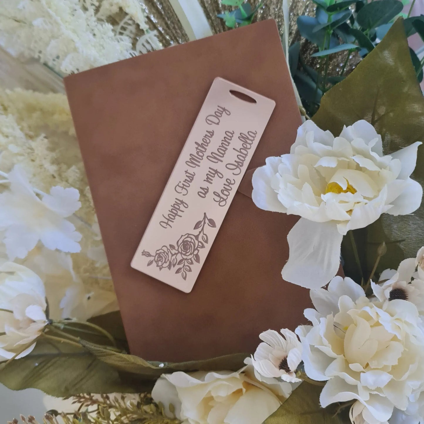 Personalised Mother’s Day Bookmark – Custom Printed Gift for Mum Evermore Gifts & Favours