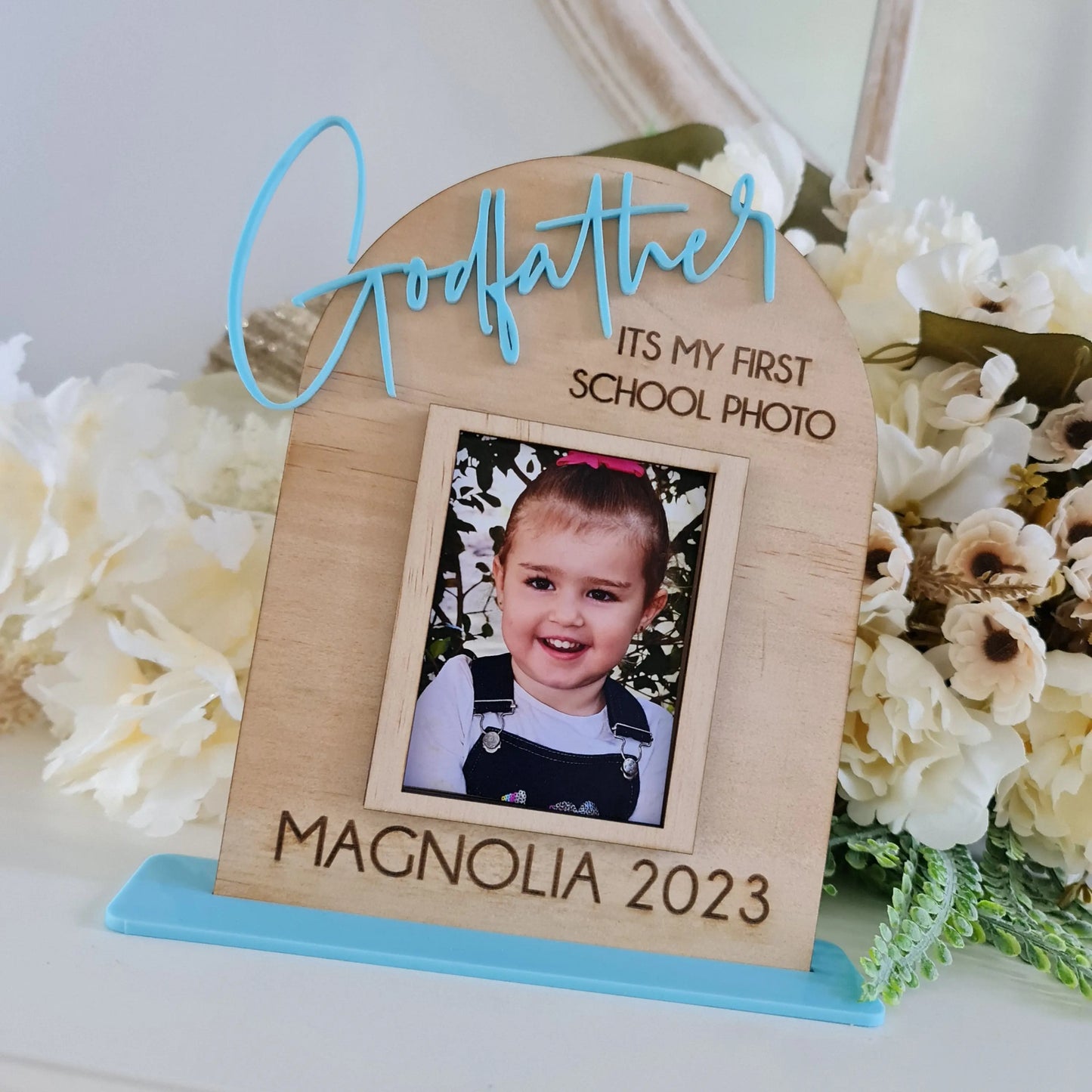 Personalised Godparent Gift Plaque – Custom Photo Keepsake Evermore Gifts & Favours