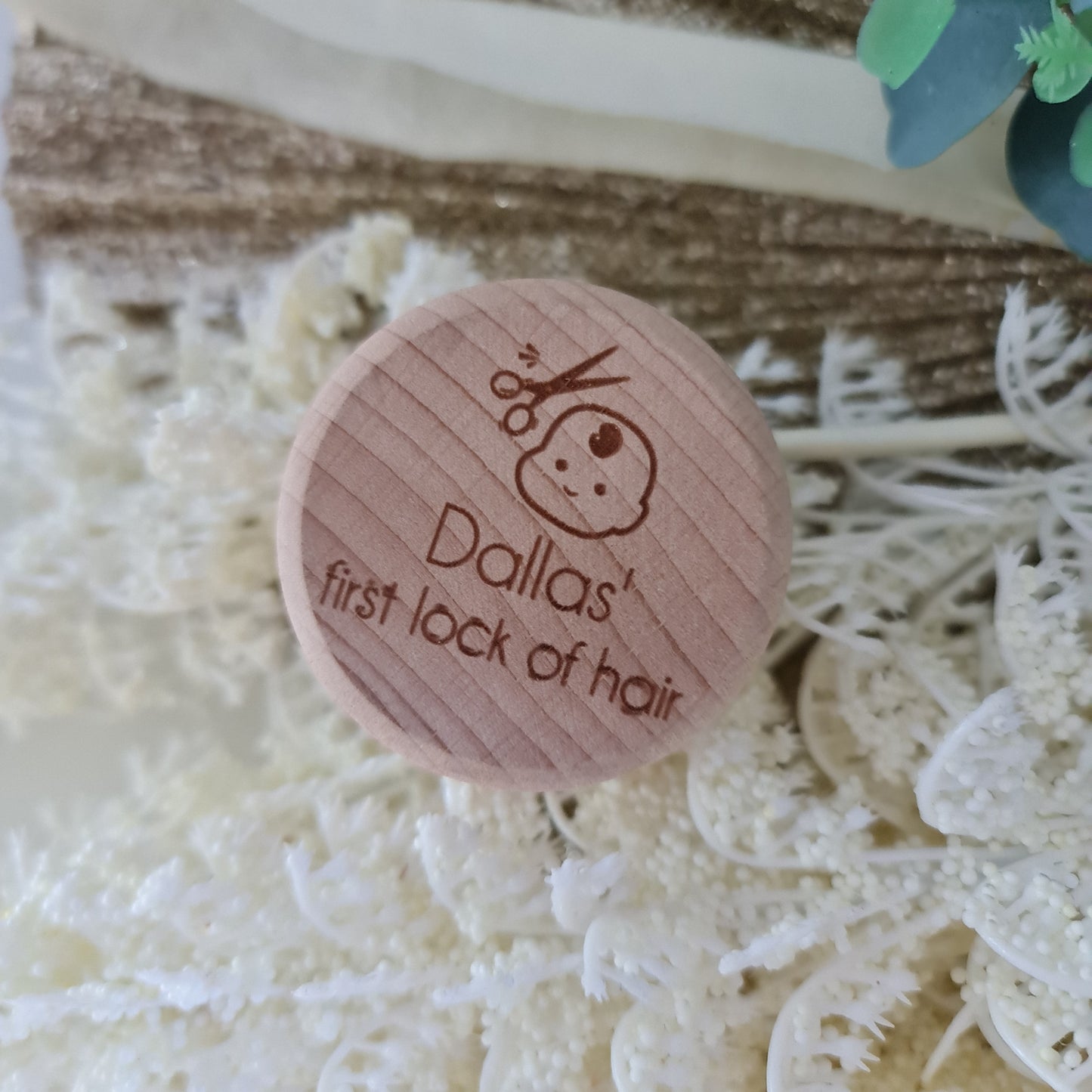 Treasure the Milestones That Matter - First Tooth/Haircut Box