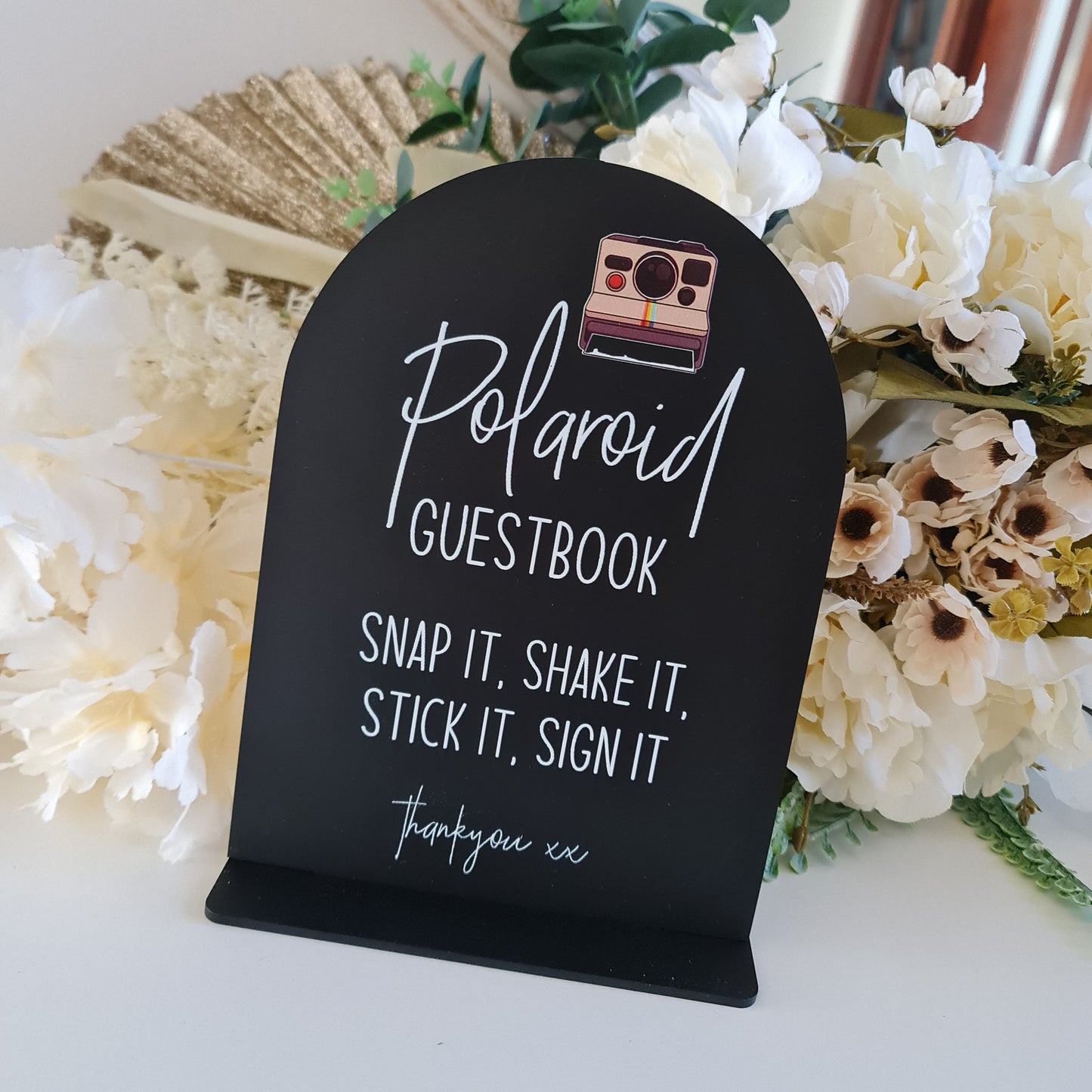 Personalised Wedding Guestbook – Custom Acrylic or Timber