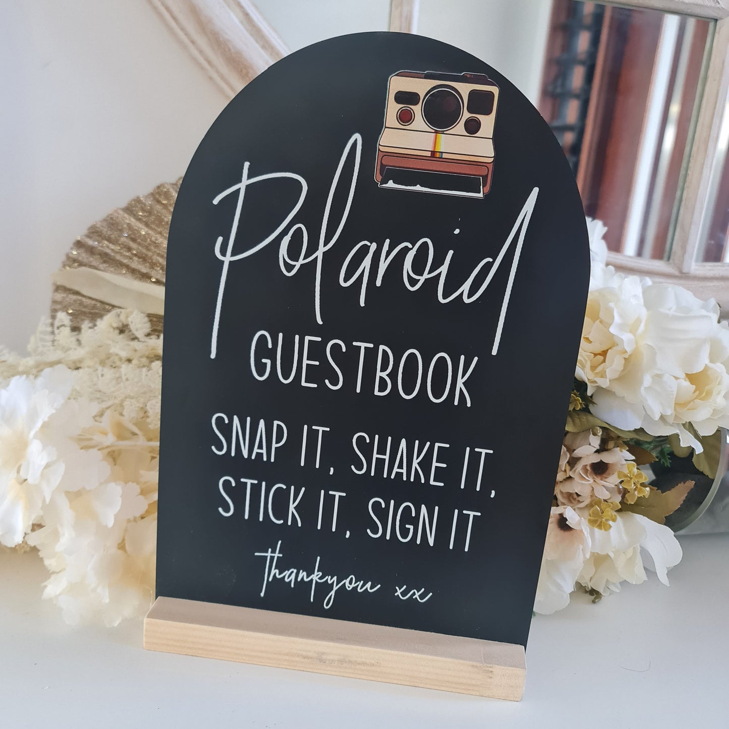 Personalised Wedding Guestbook – Custom Acrylic or Timber