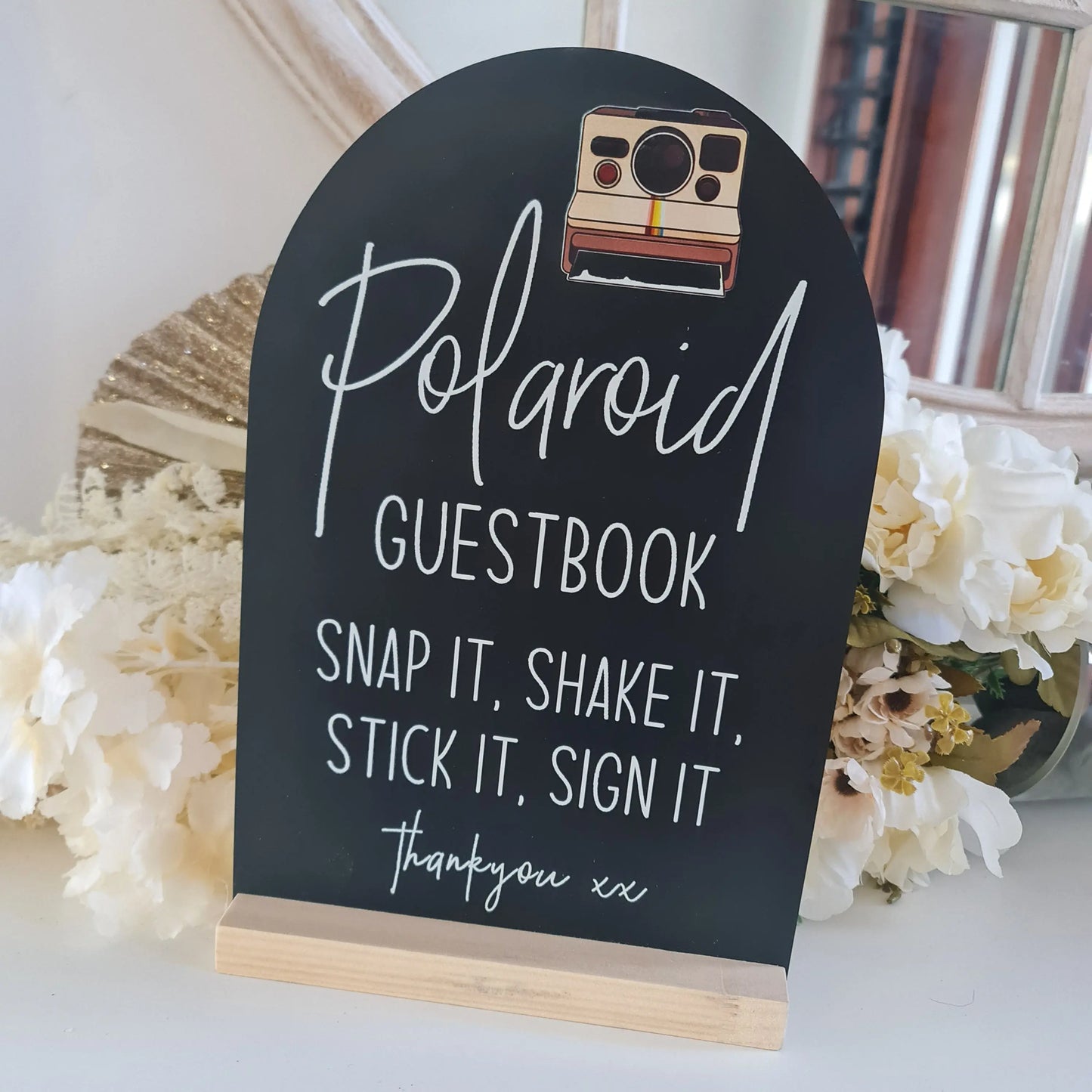 Personalised Wedding Guestbook – Custom Acrylic or Timber Evermore Gifts & Favours