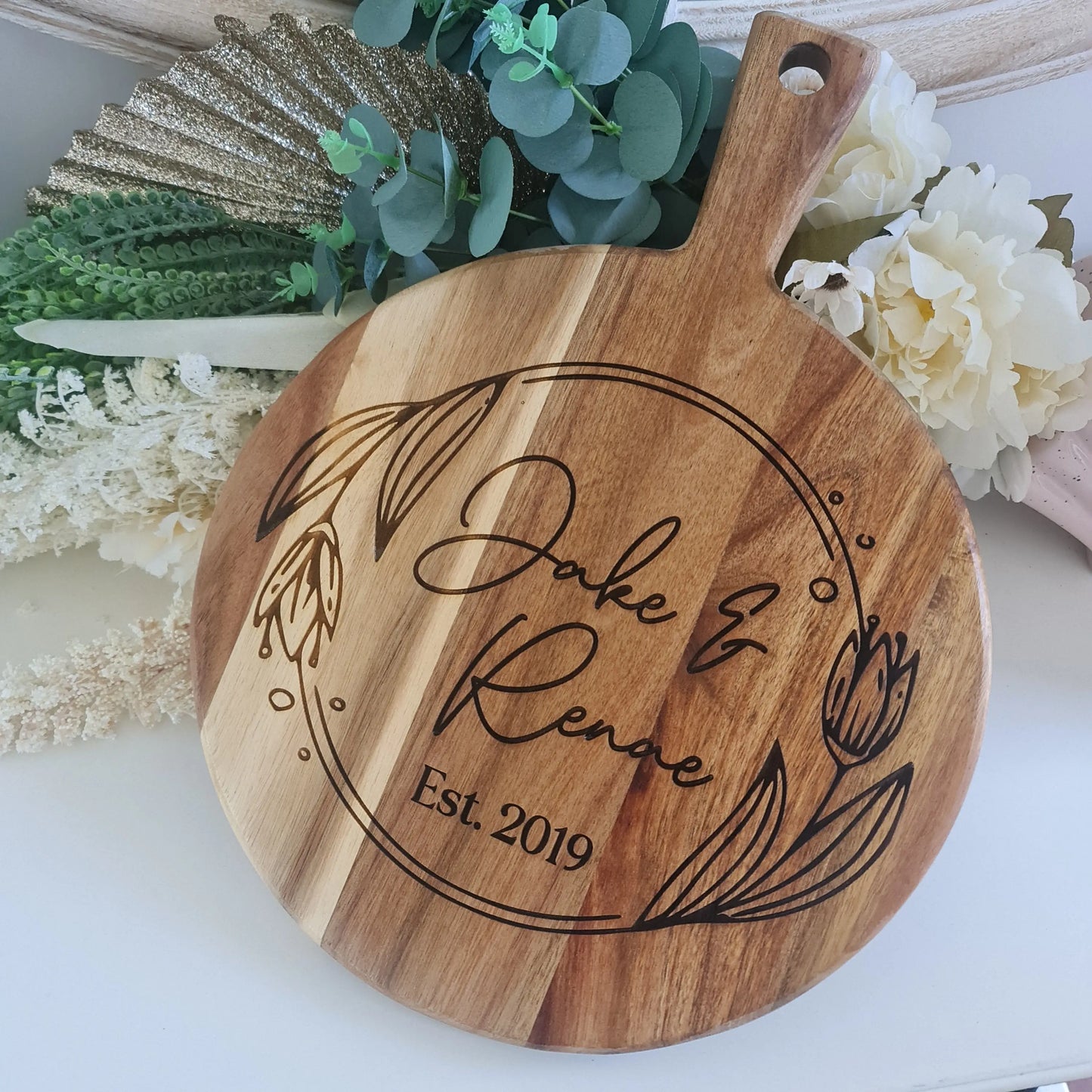 Custom Engraved Wooden Serving Board – Your Design, Your Way