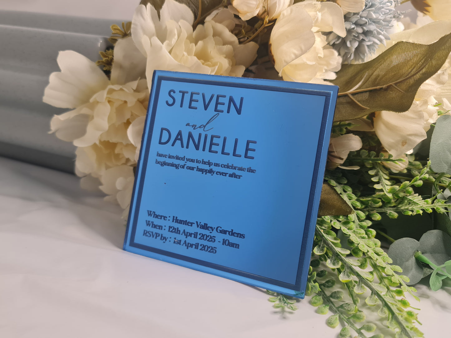 Personalised Wedding Invitations – Custom Designed to Match Your Theme