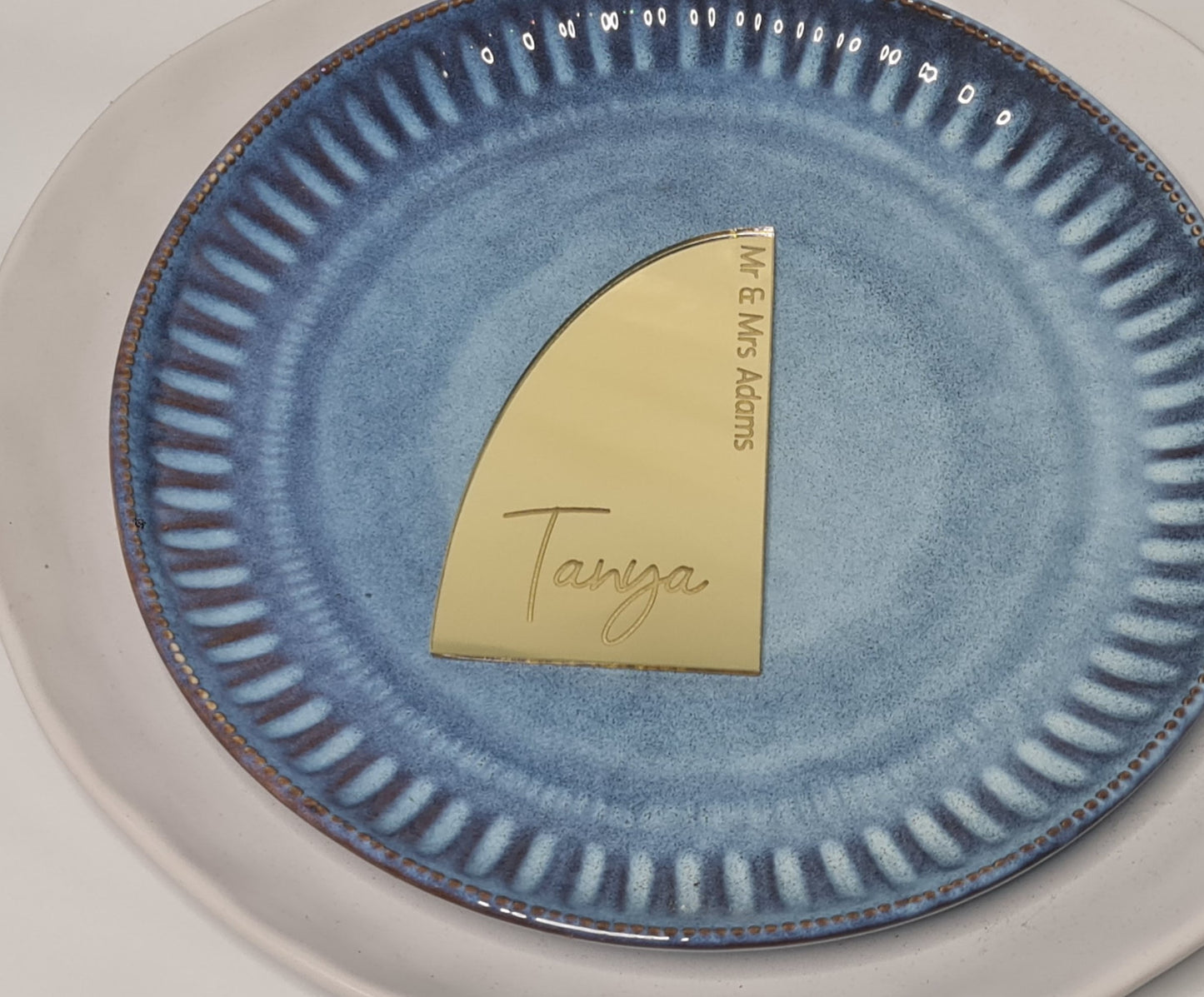 Personalised Acrylic Wedding Name Place Cards – Custom Guest Table Décor