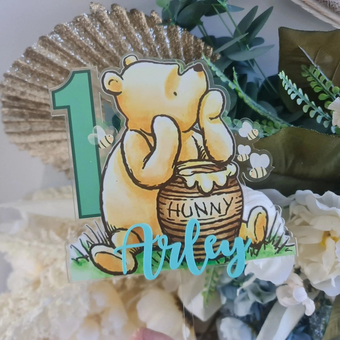 UV Printed Animal Theme Cake Topper – Jungle or Farm Party Design Evermore Gifts & Favours