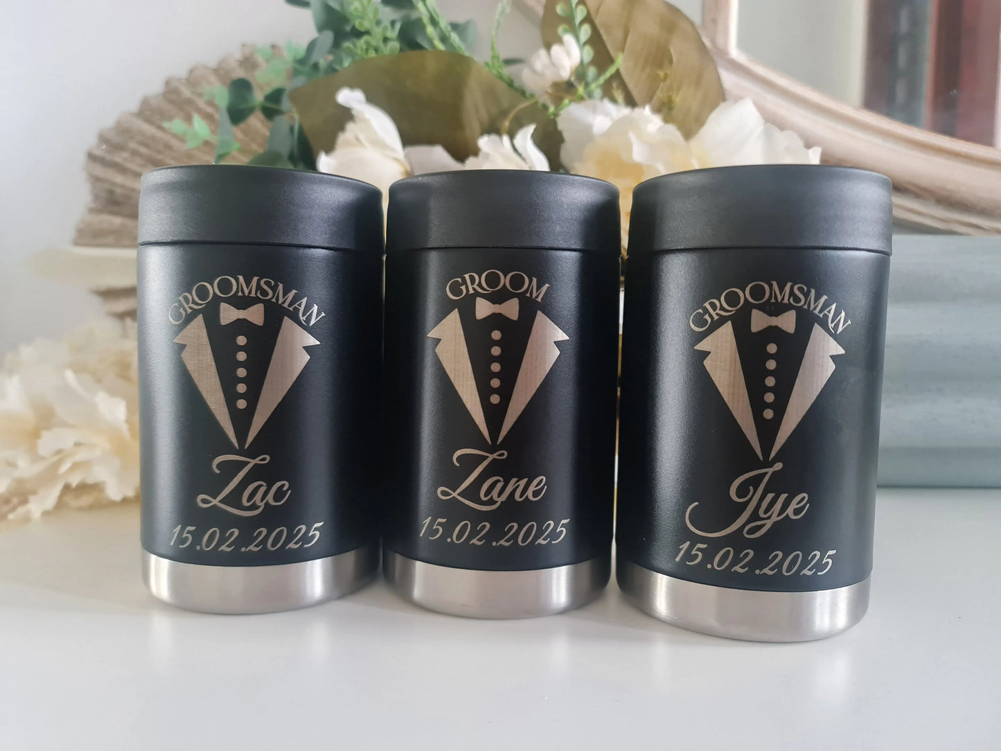 Engraved Stubby Cooler – 375ml Insulated Drink Sleeve Keepsake Evermore Gifts & Favours