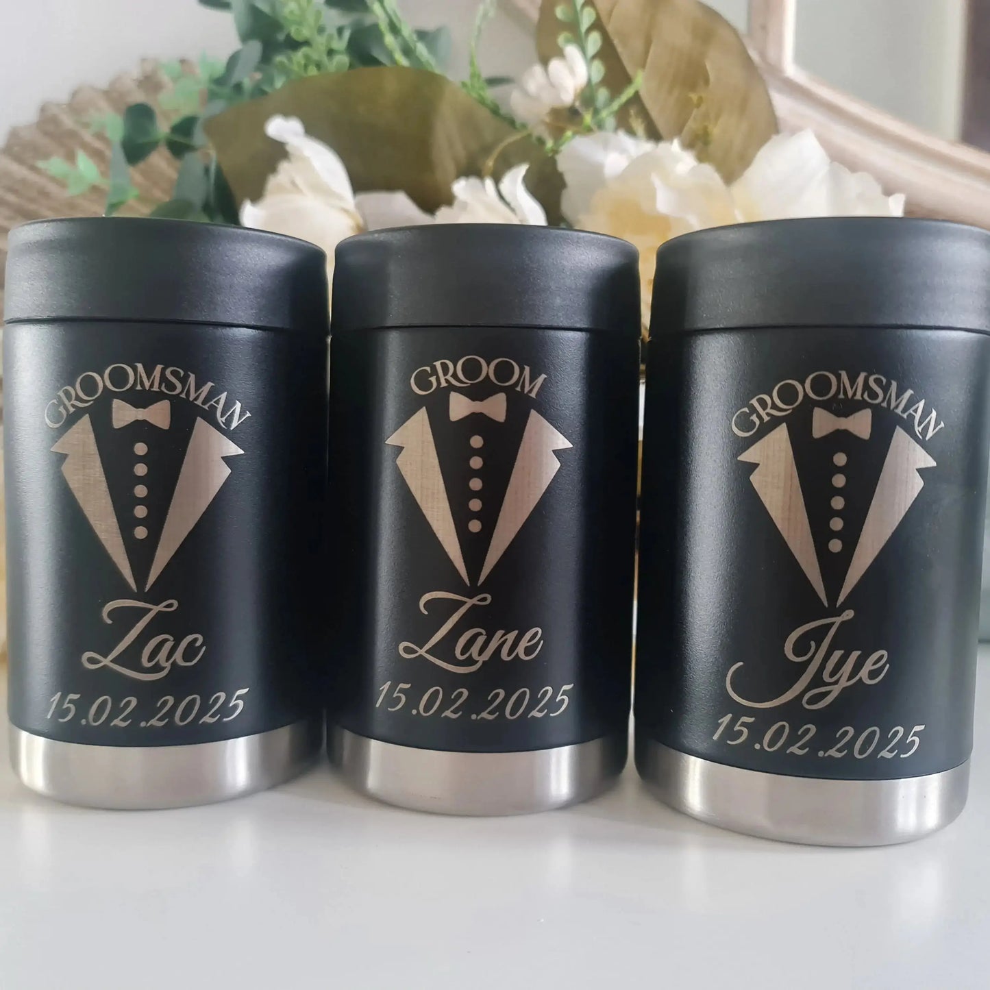 Engraved Stubby Cooler – 375ml Insulated Drink Sleeve Keepsake Evermore Gifts & Favours