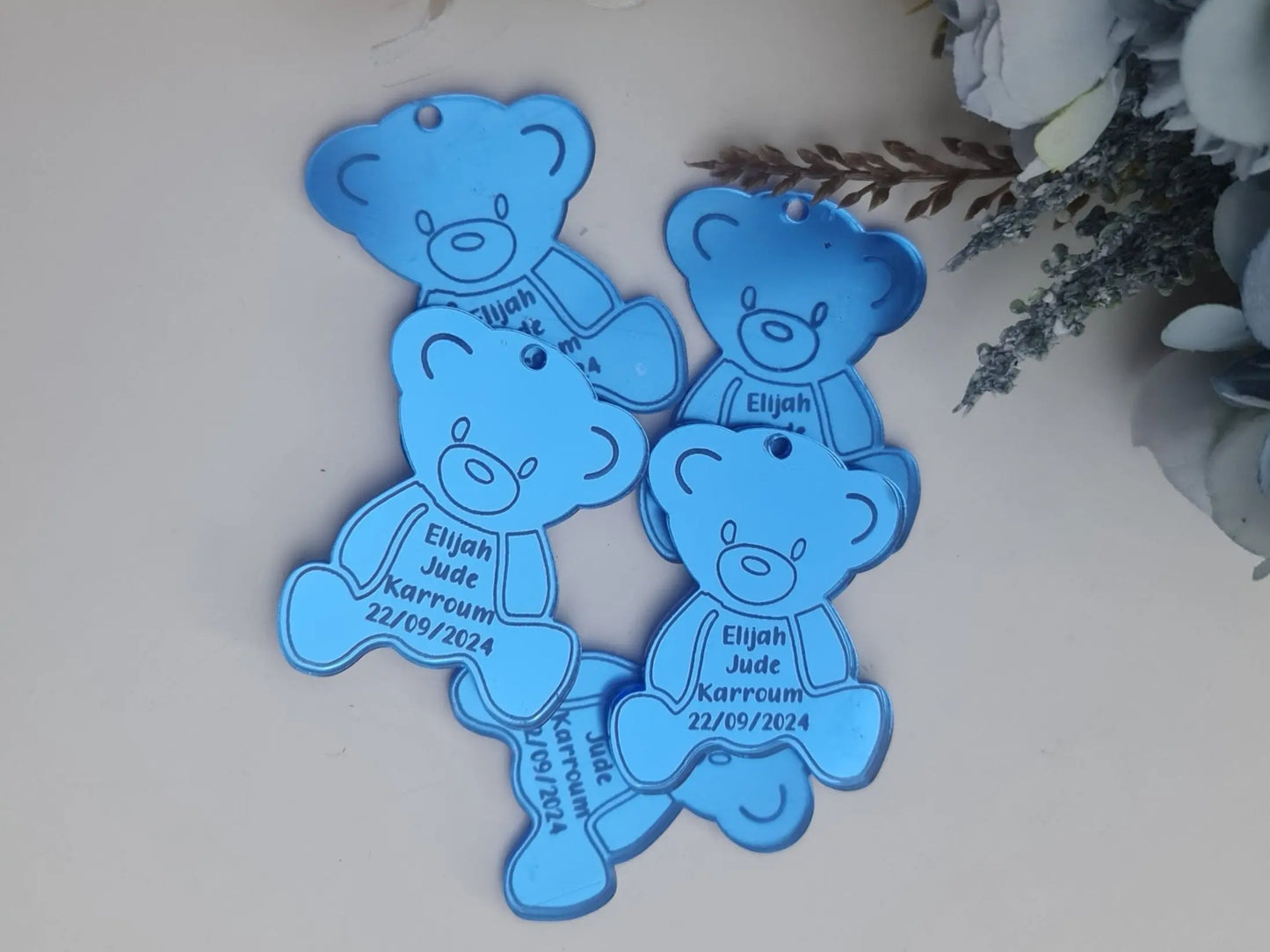 Mini Baby Shower Tags – Custom Baby Favour Tags for Bonbonniere Gifts Evermore Gifts & Favours