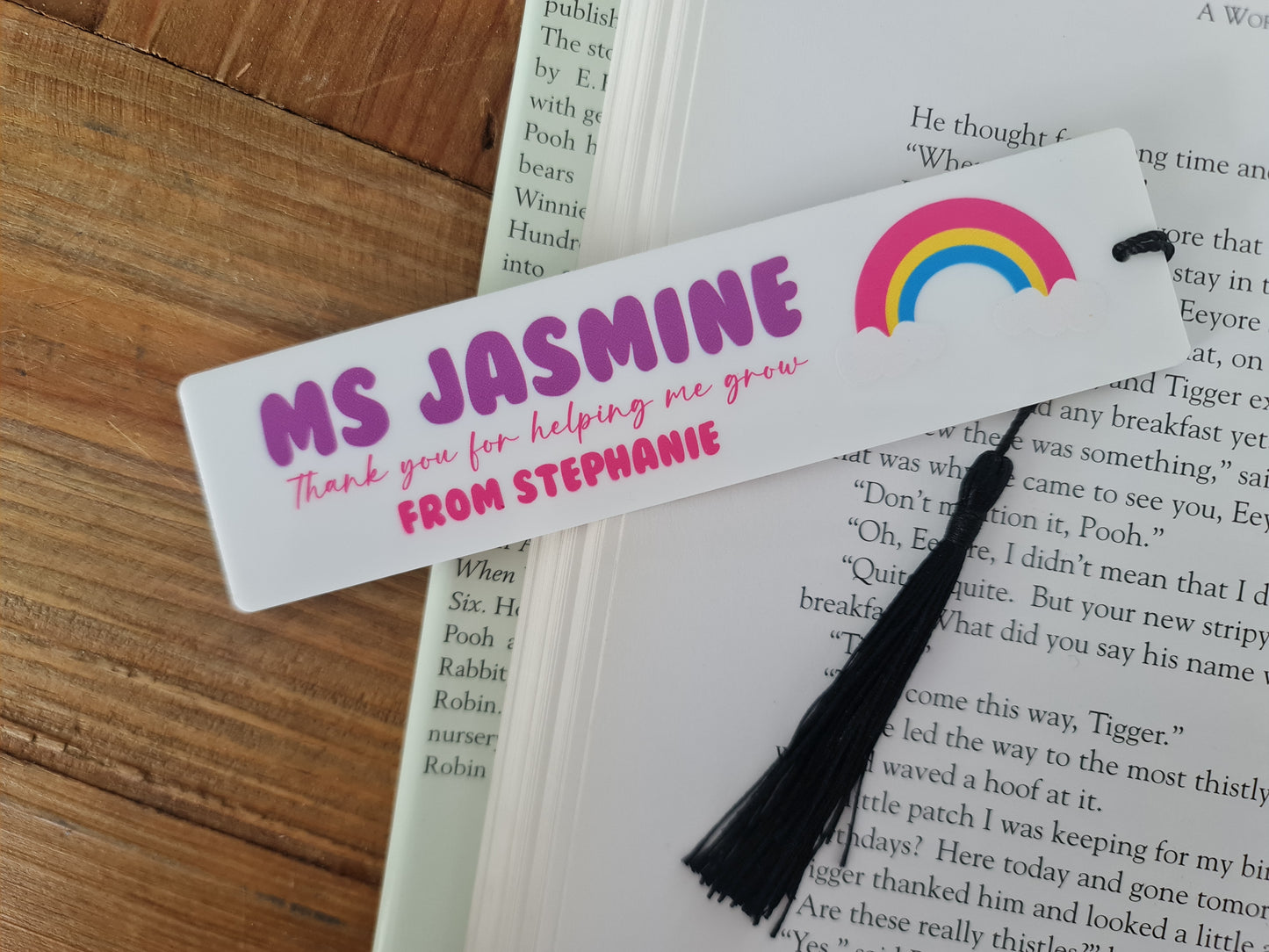 Personalised Teacher Bookmark – Custom Printed Gift