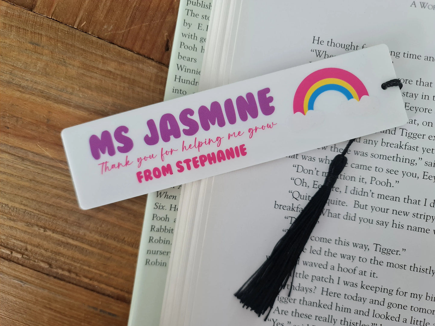 Personalised Teacher Bookmark – Custom Printed Gift Evermore Gifts & Favours