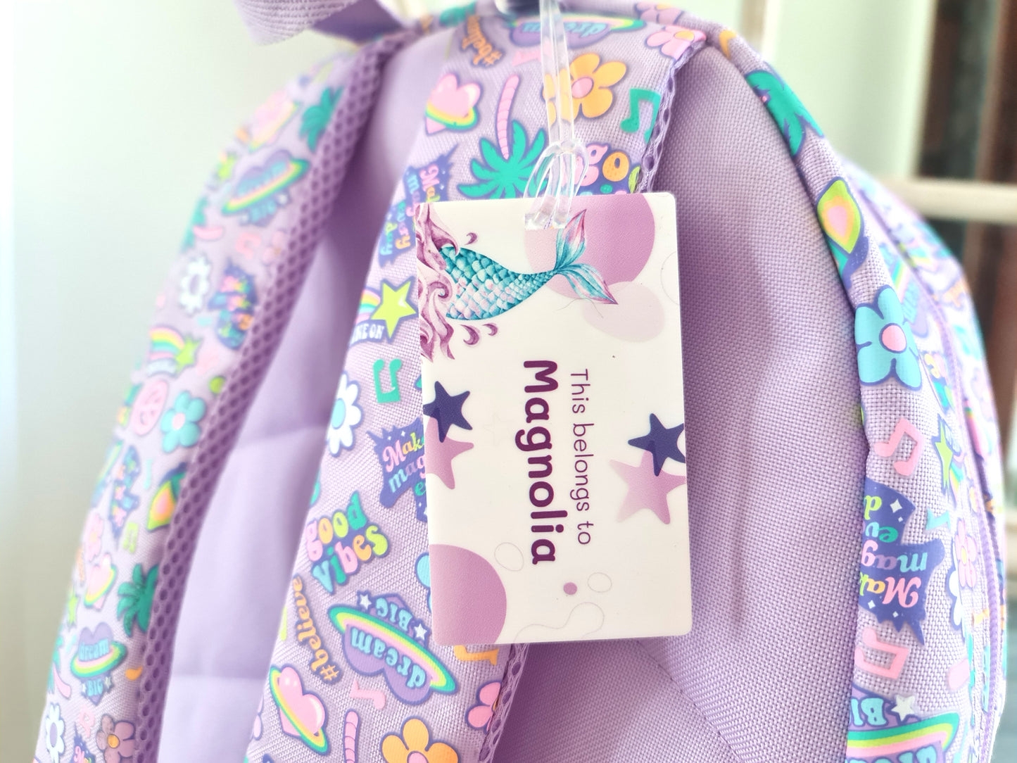 Custom Name Bag Tag – Perfect for School or Daycare