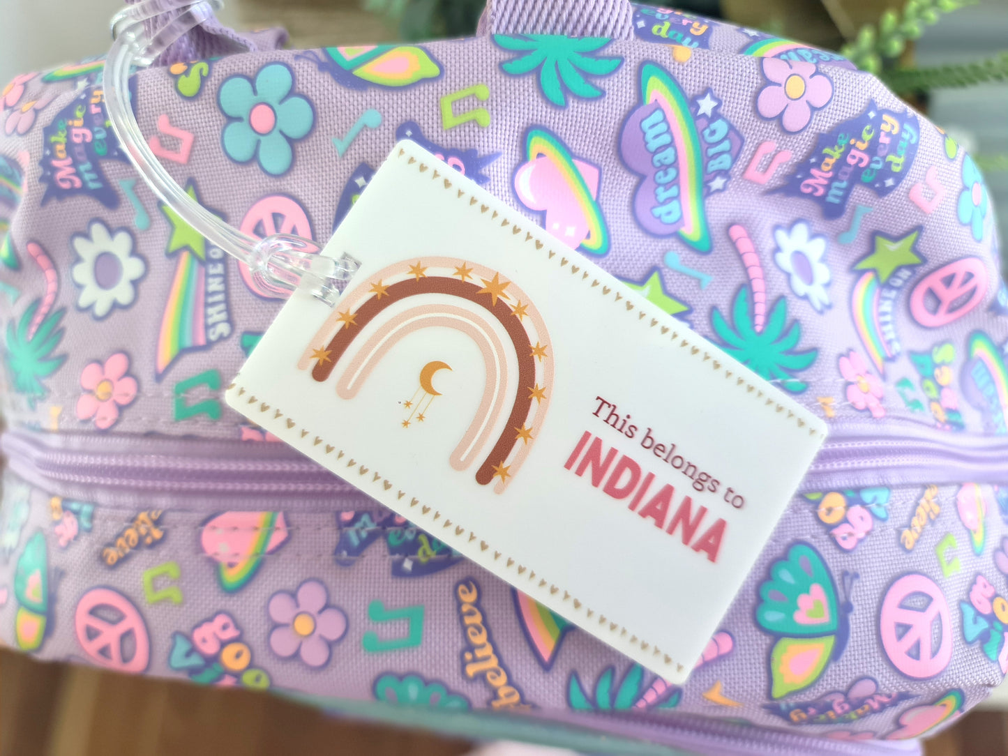 UV Printed Bag Tags – Fun & Bright Name Tags for Students