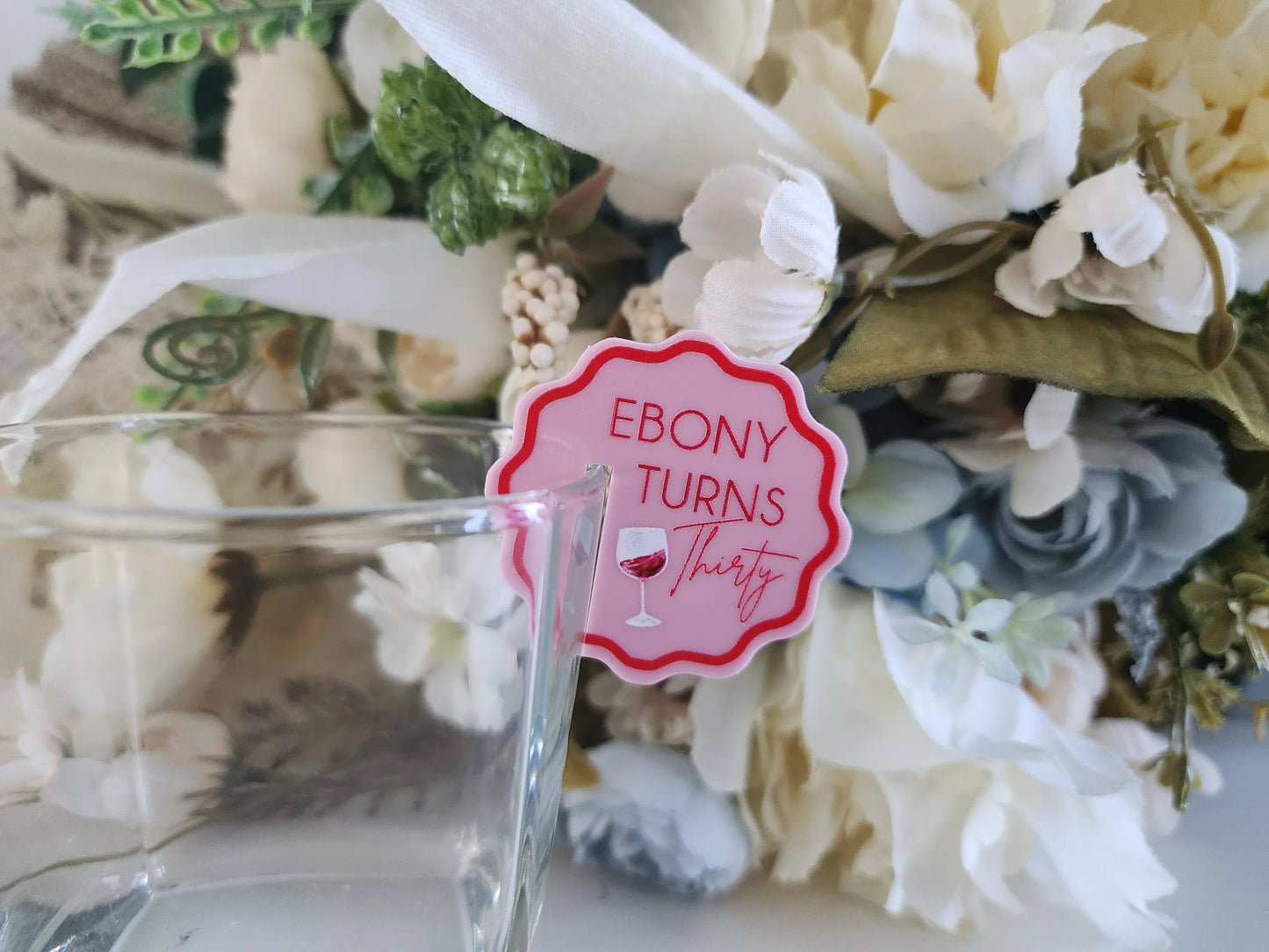 Birthday Drink Toppers – Custom Acrylic Toppers for Party Glasses Evermore Gifts & Favours