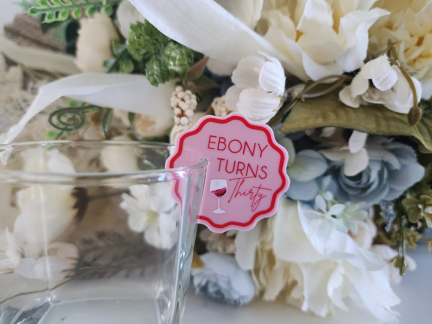 Birthday Drink Toppers – Custom Acrylic Toppers for Party Glasses