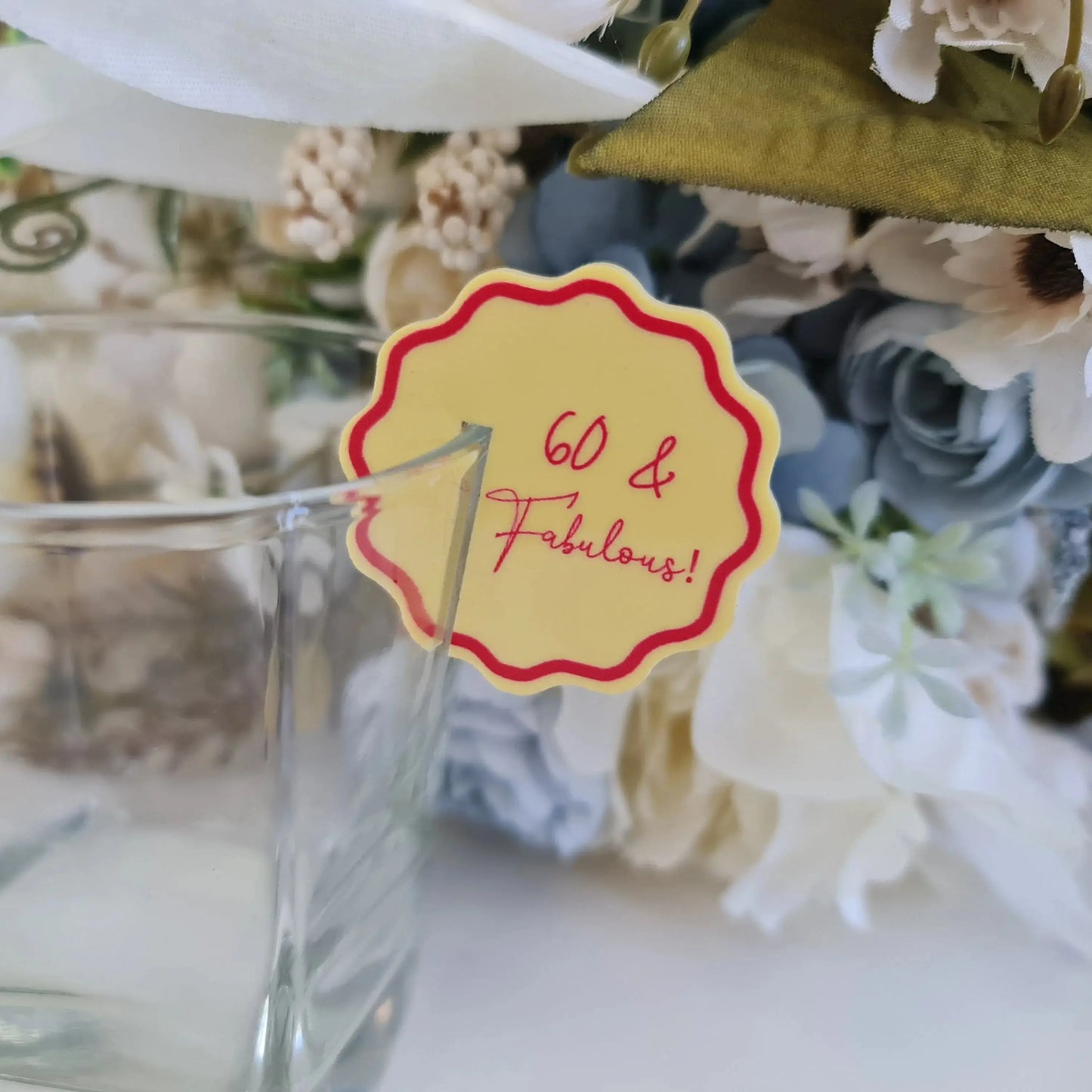 Drink Toppers – Fun & Colourful Acrylic Designs Evermore Gifts & Favours