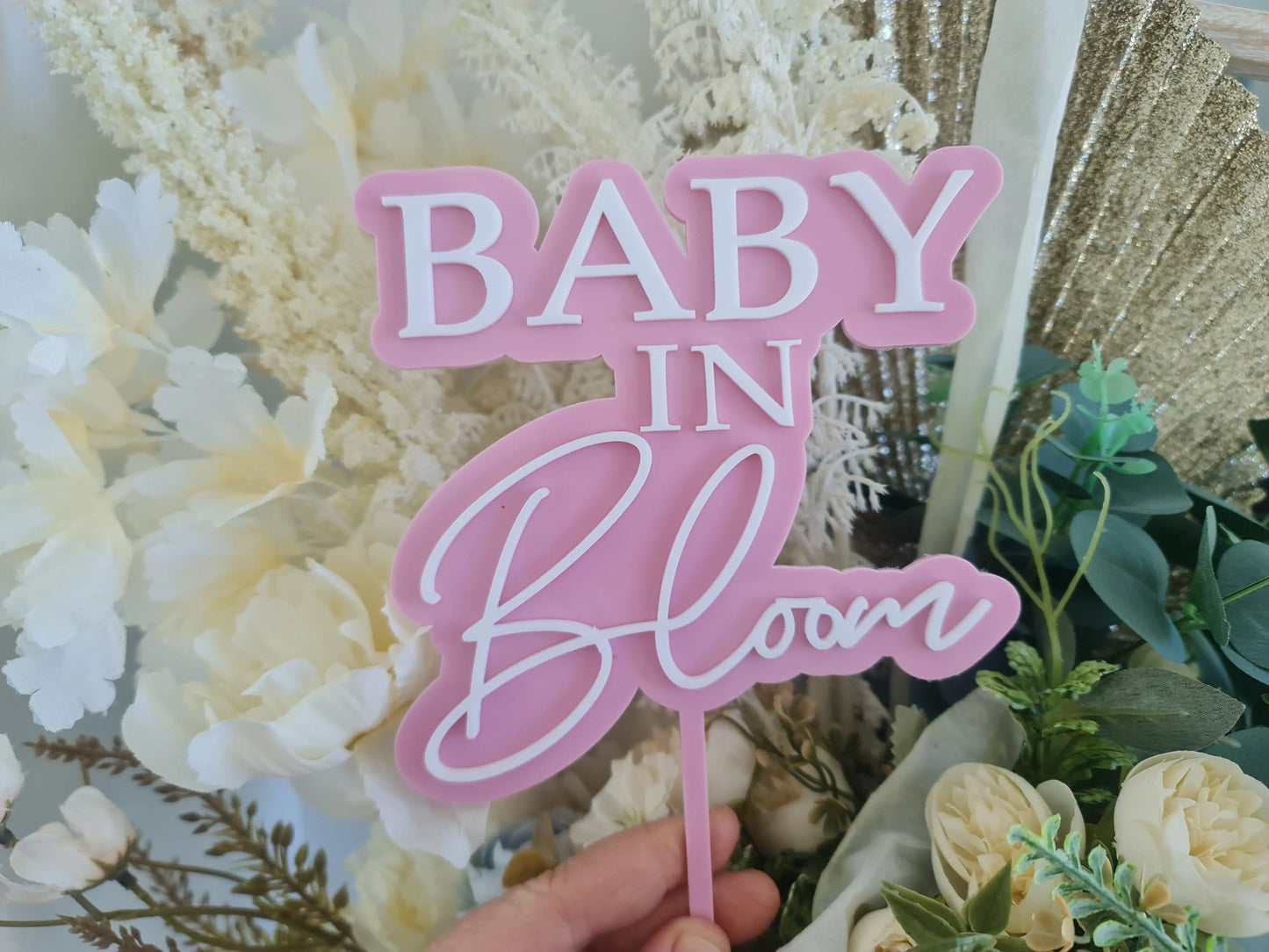 It’s a Boy Cake Topper – Baby Shower Decoration in Acrylic or Wood Evermore Gifts & Favours