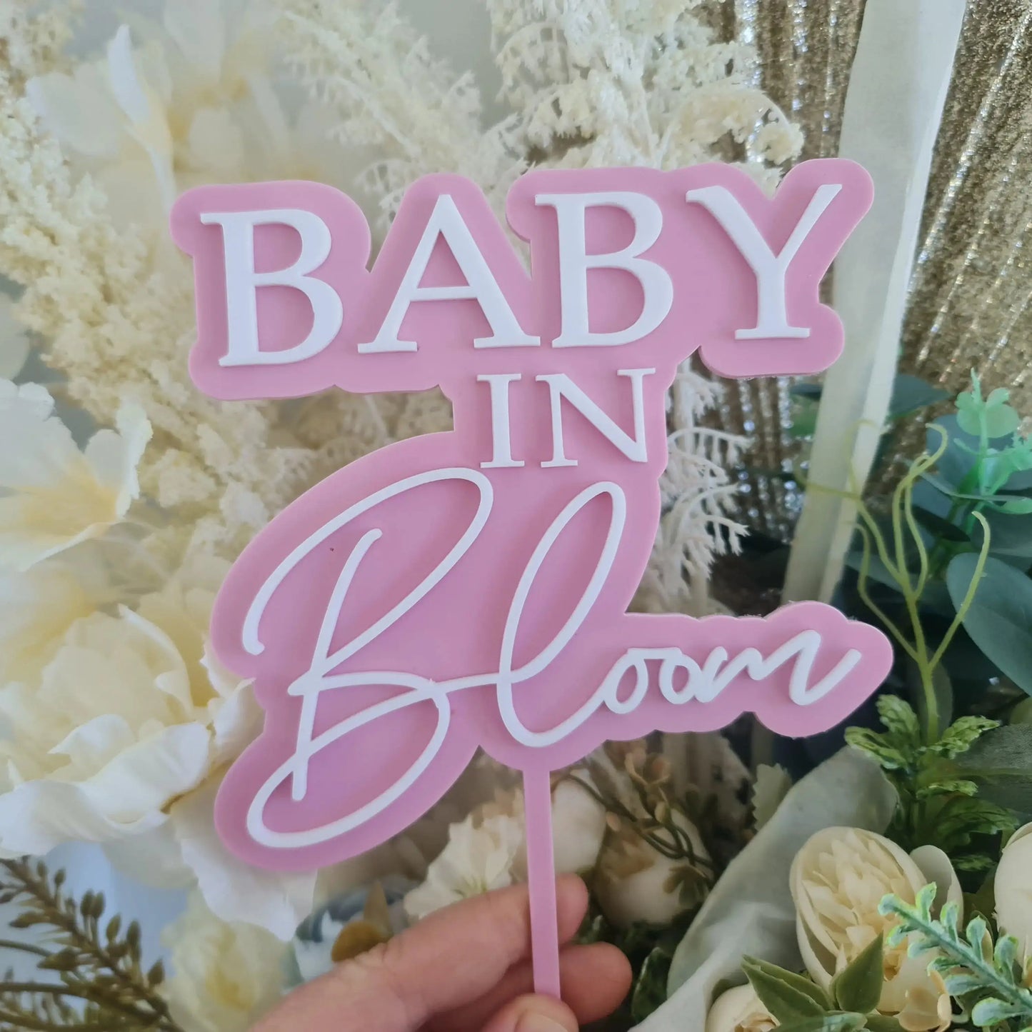It’s a Boy Cake Topper – Baby Shower Decoration in Acrylic or Wood Evermore Gifts & Favours