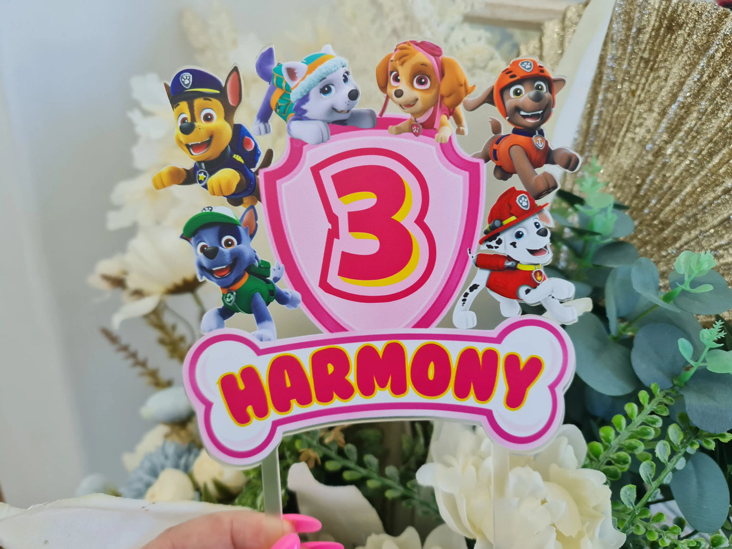 Custom Graphic Cake Topper – Any Design UV Printed on Acrylic Evermore Gifts & Favours