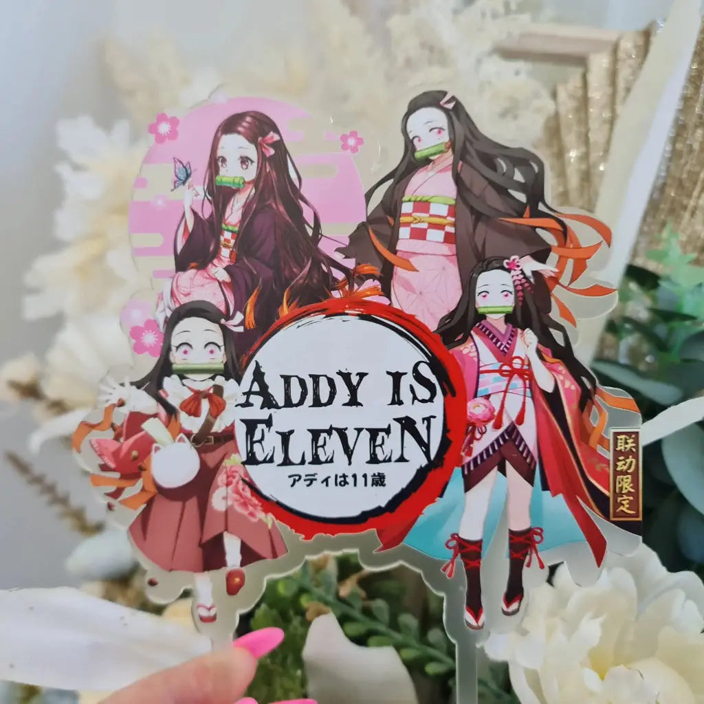 UV Printed Happy Birthday Cake Topper – Full Colour Custom Design Evermore Gifts & Favours