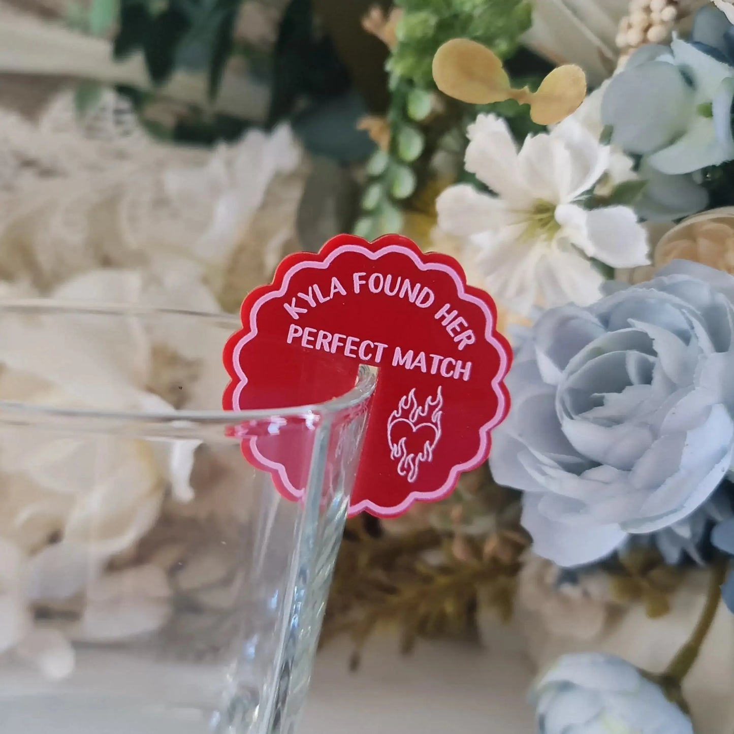Hens Party Drink Toppers | Personalised Acrylic Cup Decor Evermore Gifts & Favours