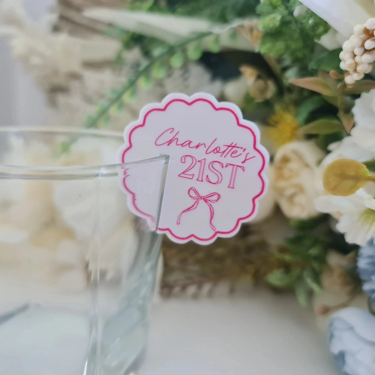 Adult Birthday Drink Toppers – Elegant or Humorous Party Toppers Evermore Gifts & Favours