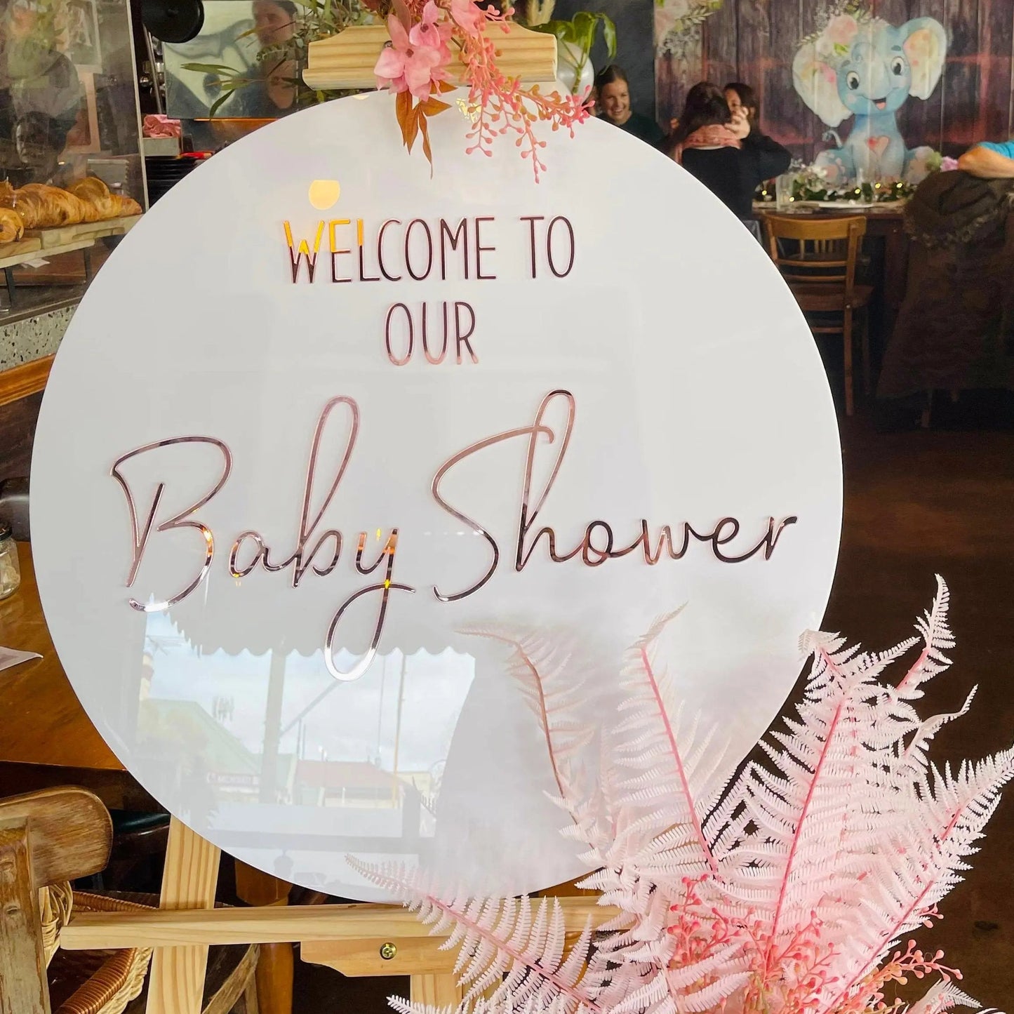 Personalised Baby Name Sign – Perfect for Baby Showers or Keepsakes Evermore Gifts & Favours