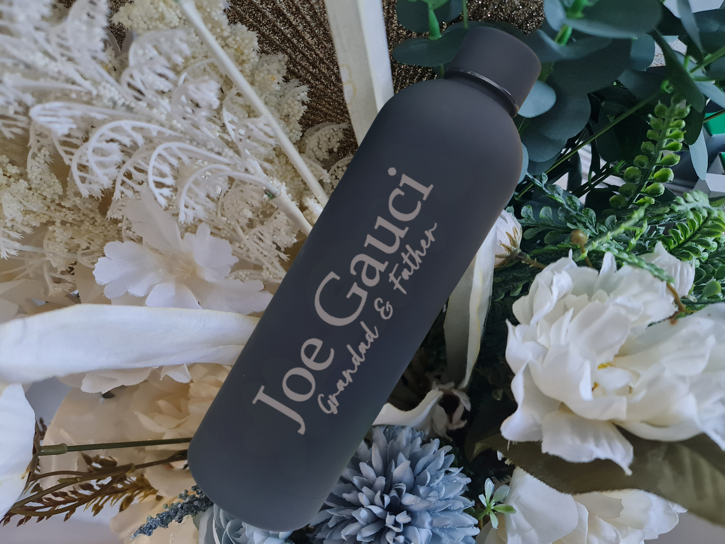 Custom 750ml Stainless Steel Water Bottle – Engraved