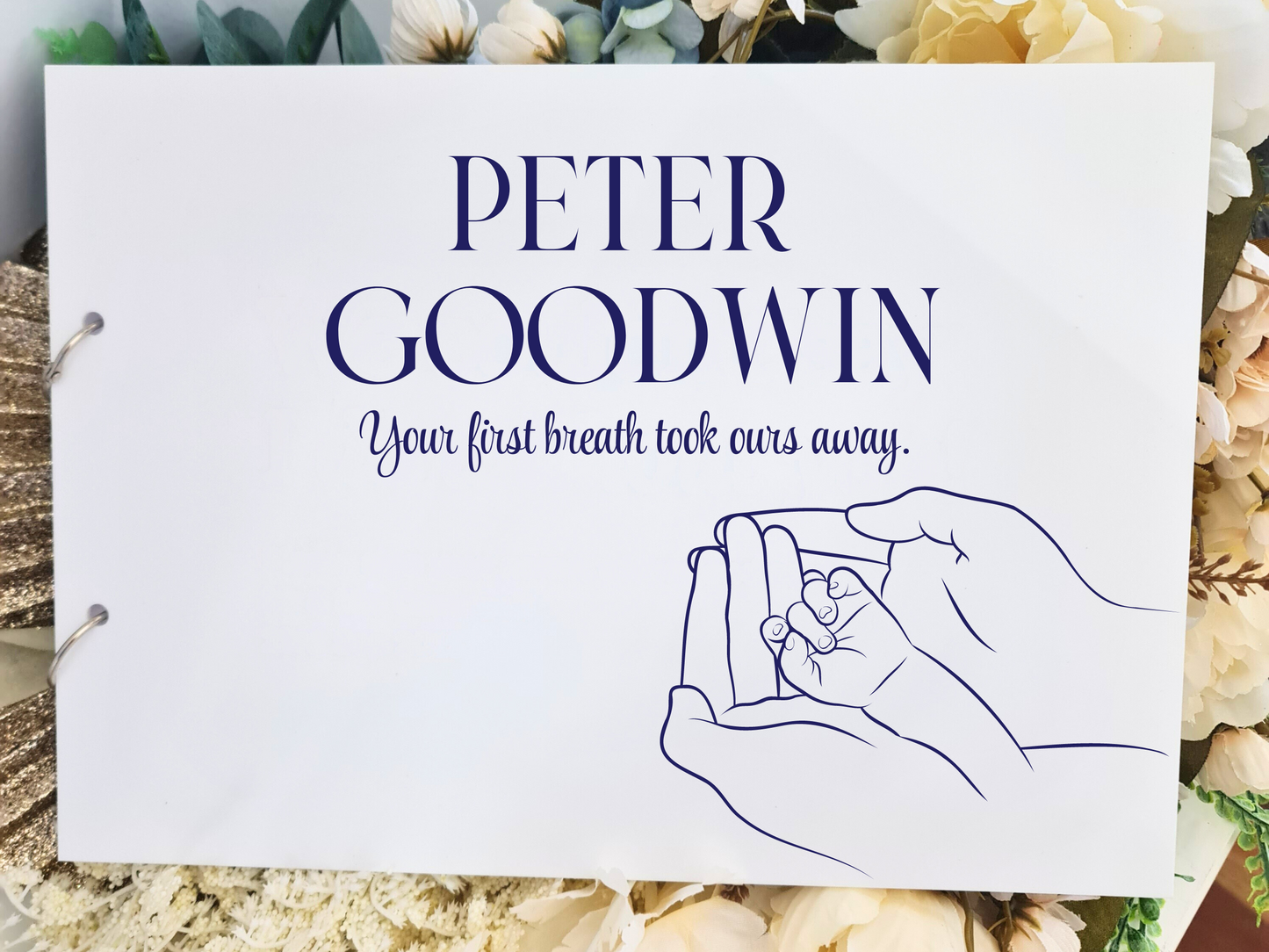 Custom Baby Scrapbook – Personalised First Year Keepsake