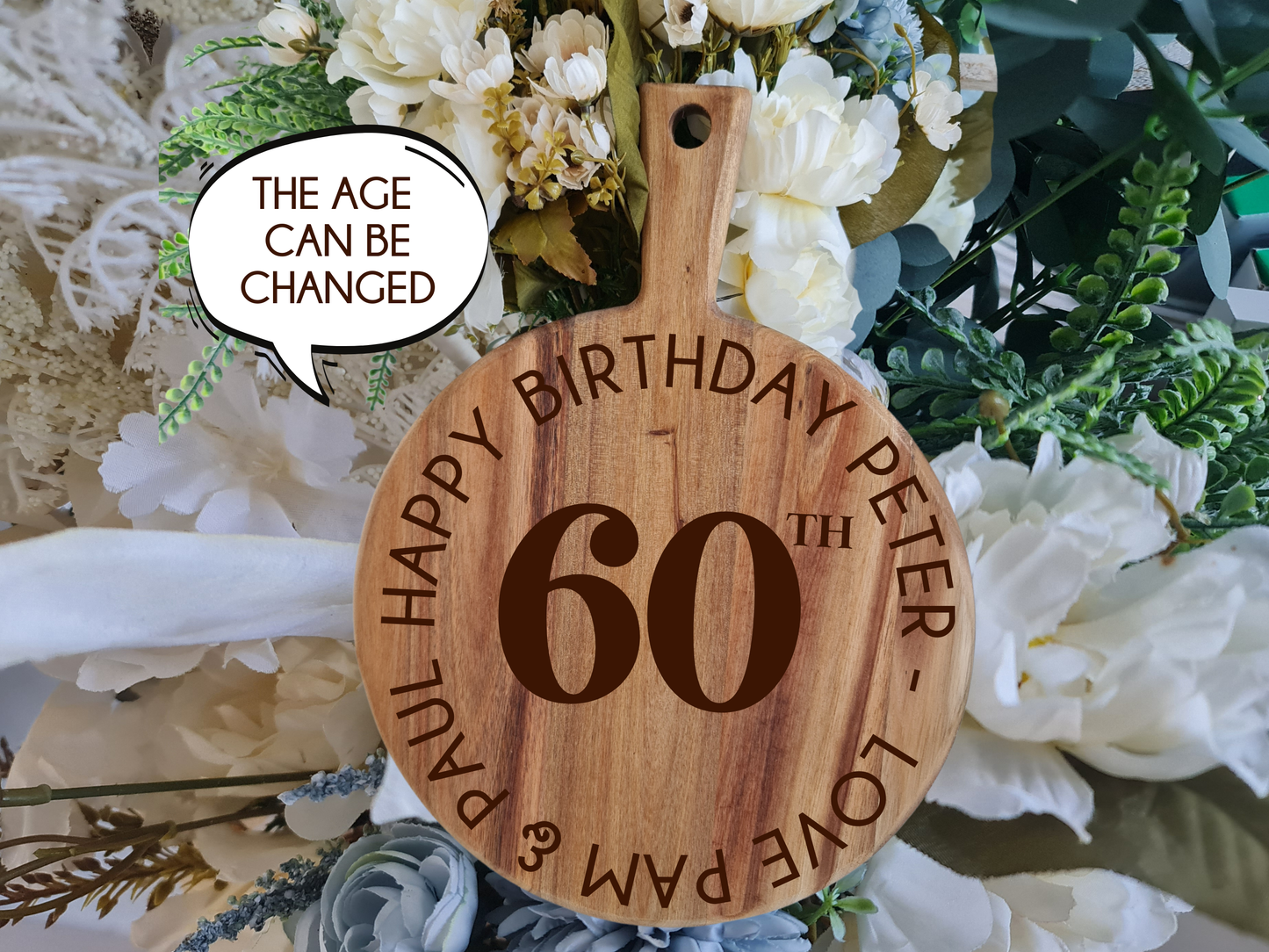 Personalised Grazing Board – Laser Etched Gift