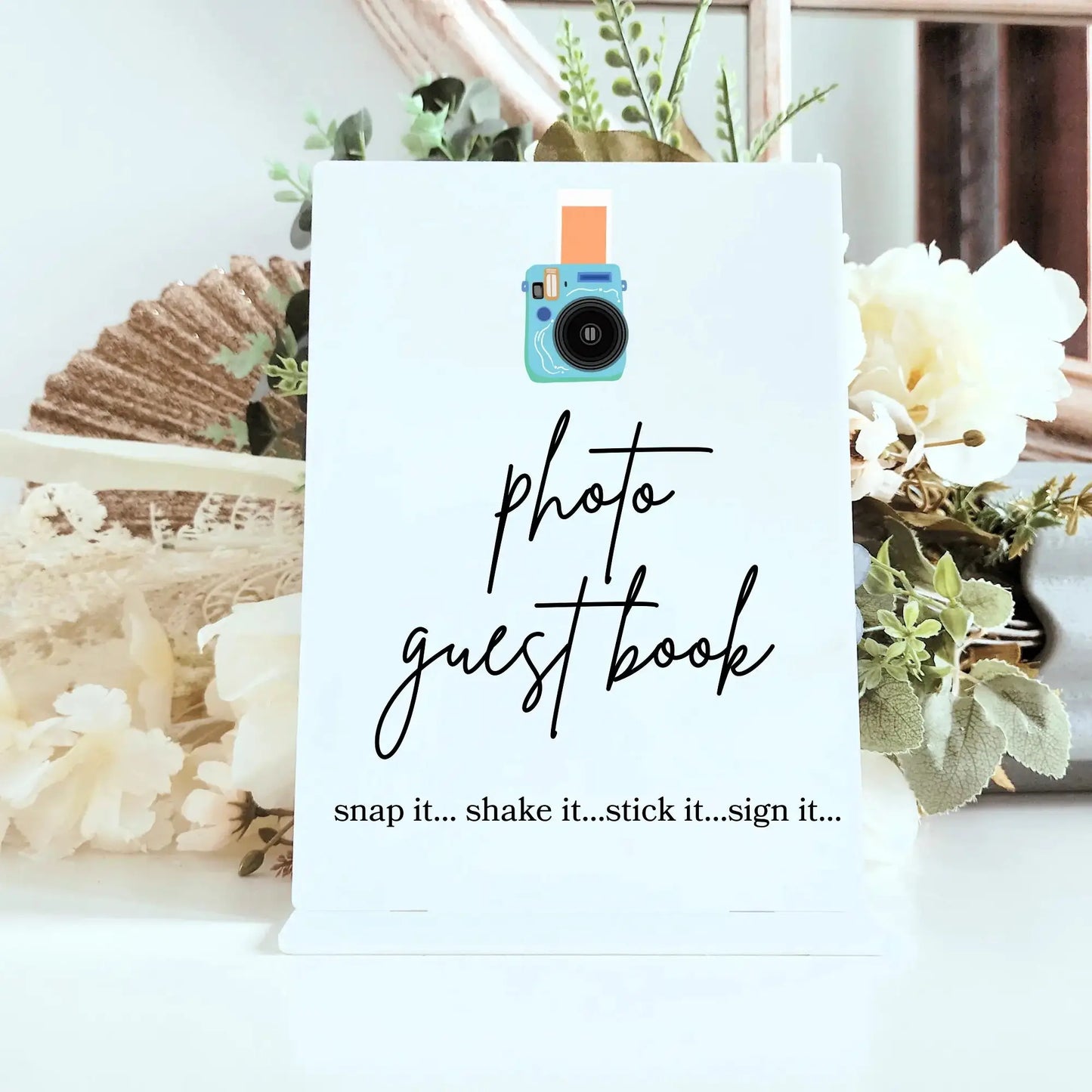 UV Printed Guestbook – Elegant Custom Design for Weddings or Events Evermore Gifts & Favours