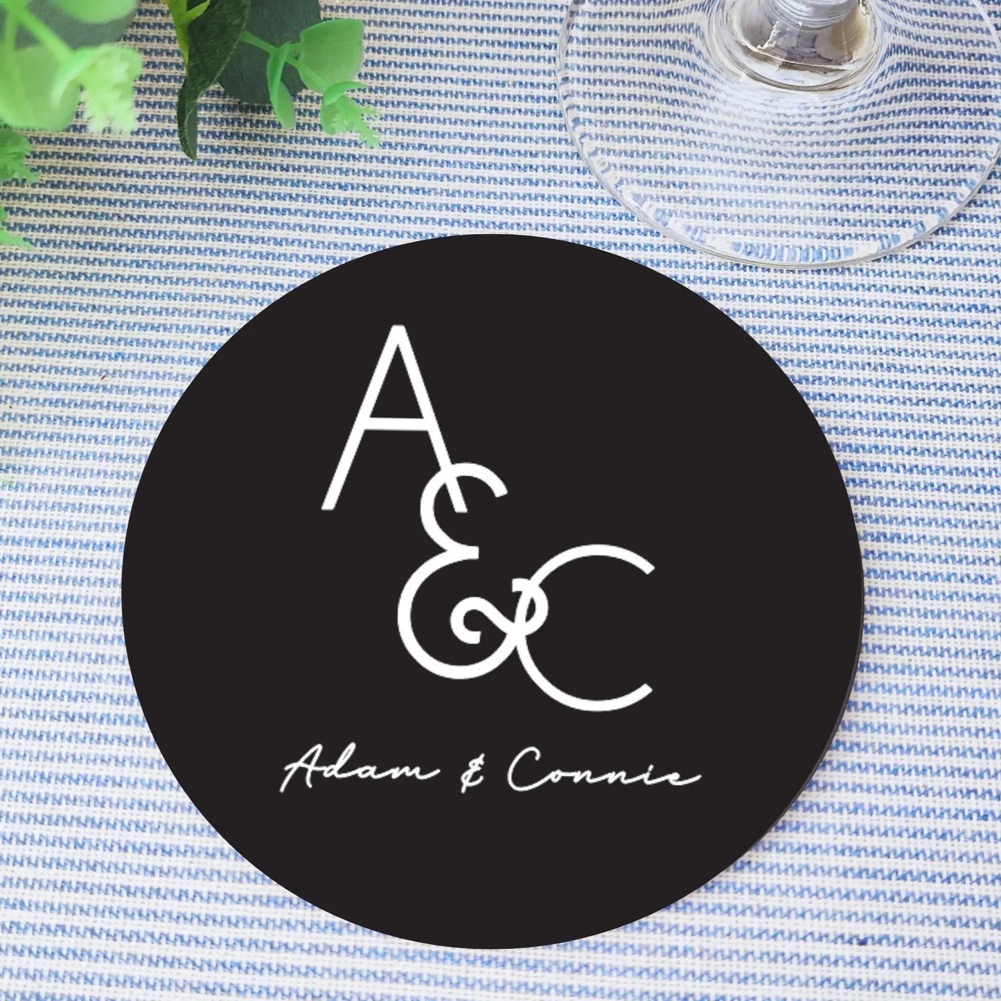 Thank You Wedding Coasters – Personalised Guest Favour Evermore Gifts & Favours