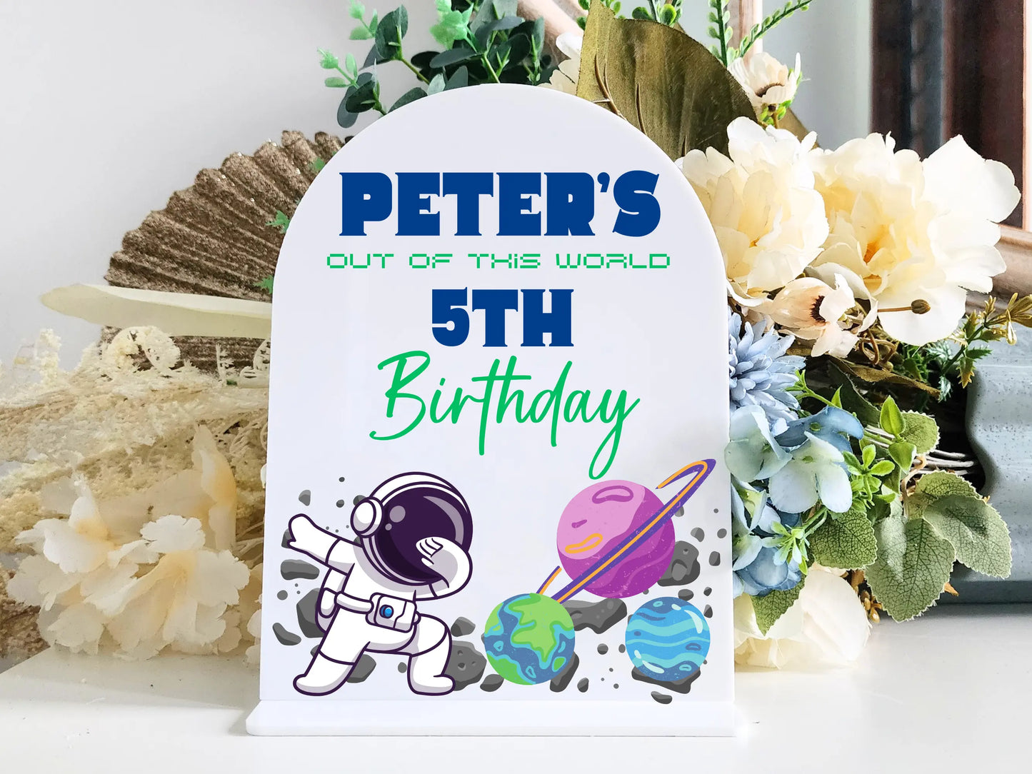 Custom Graphic Birthday Sign – Your Design, Your Text Evermore Gifts & Favours