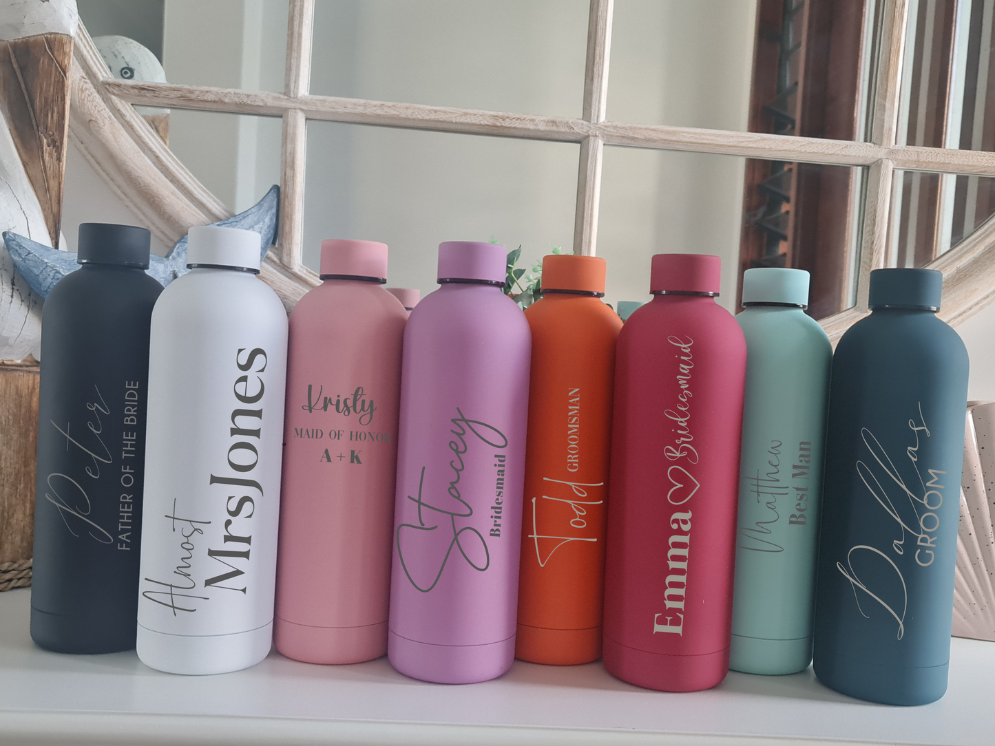 Personalised 750ml Water Bottle – Custom Stainless Steel Design