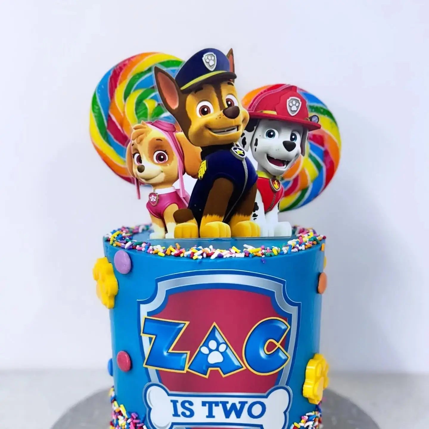 Rainbow UV Printed Cake Topper – Colourful Birthday Centrepiece Evermore Gifts & Favours
